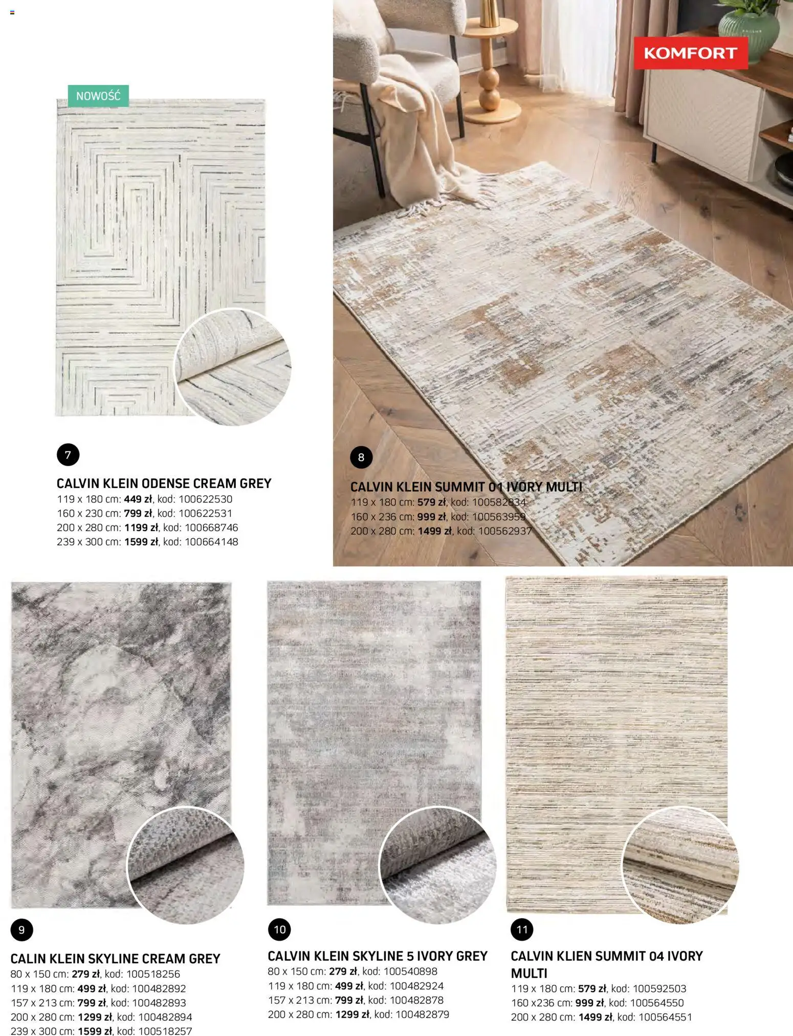 Komfort gazetka - Katalog dywanów od 07.10.2026 | Strona: 65