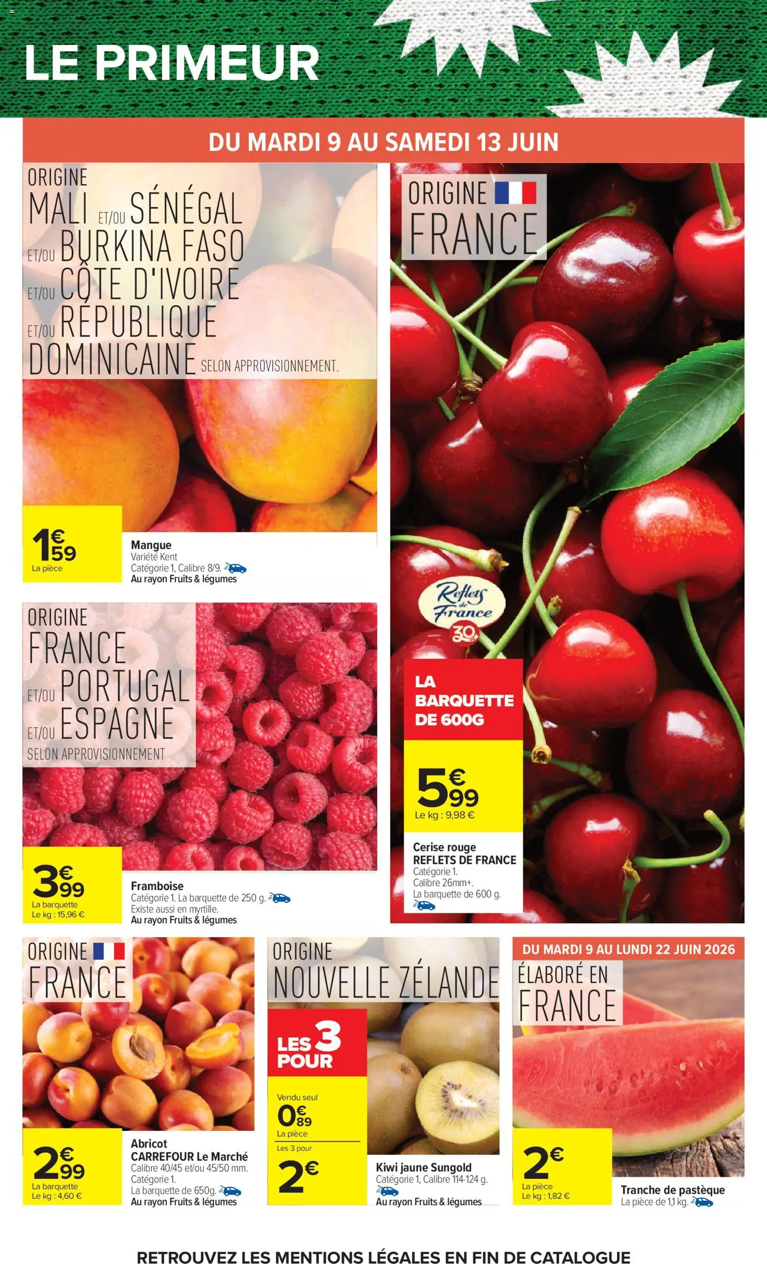 {H1} | Page: 50 | Produits: Abricot, Framboise, Pastèque, Kiwi