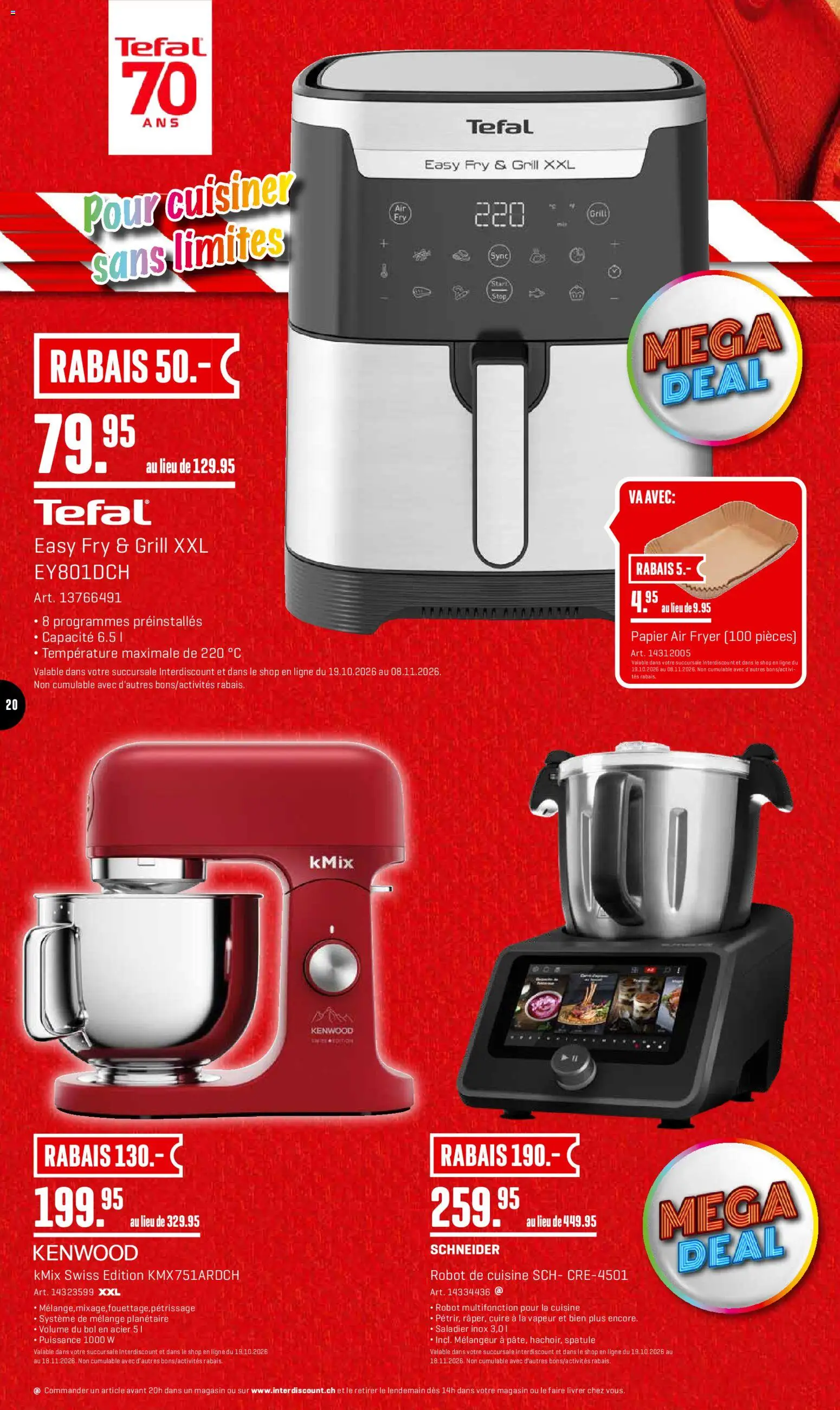 Interdiscount aktionen FR – gültig ab 19.10.2026 | Seite: 20 | Produkte: Grill
