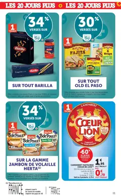 U Express - Prévisualisation de U Express catalogue valide à partir de 06/10/2026 | Page: 11 | Produits: Guacamole, Jambon, Viande, Camembert