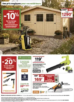 Leroy Merlin - Prévisualisation de Leroy Merlin catalogue valide à partir de 14/10/2026 | Page: 26 | Produits: Karcher, Souffleur, Tronçonneuse a essence, Batterie