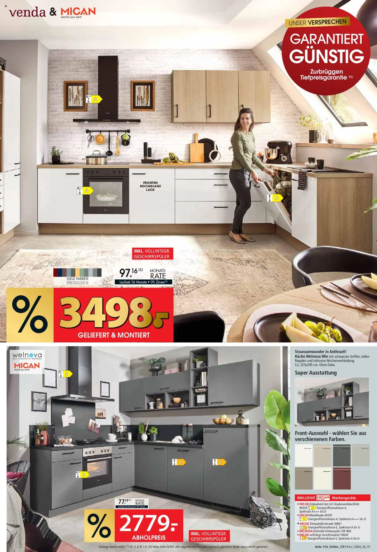 Zurbrüggen Red shopping week – gültig ab 16.10.2026 | Seite: 15 | Produkte: Geschirrspüler, Küche, Bilder
