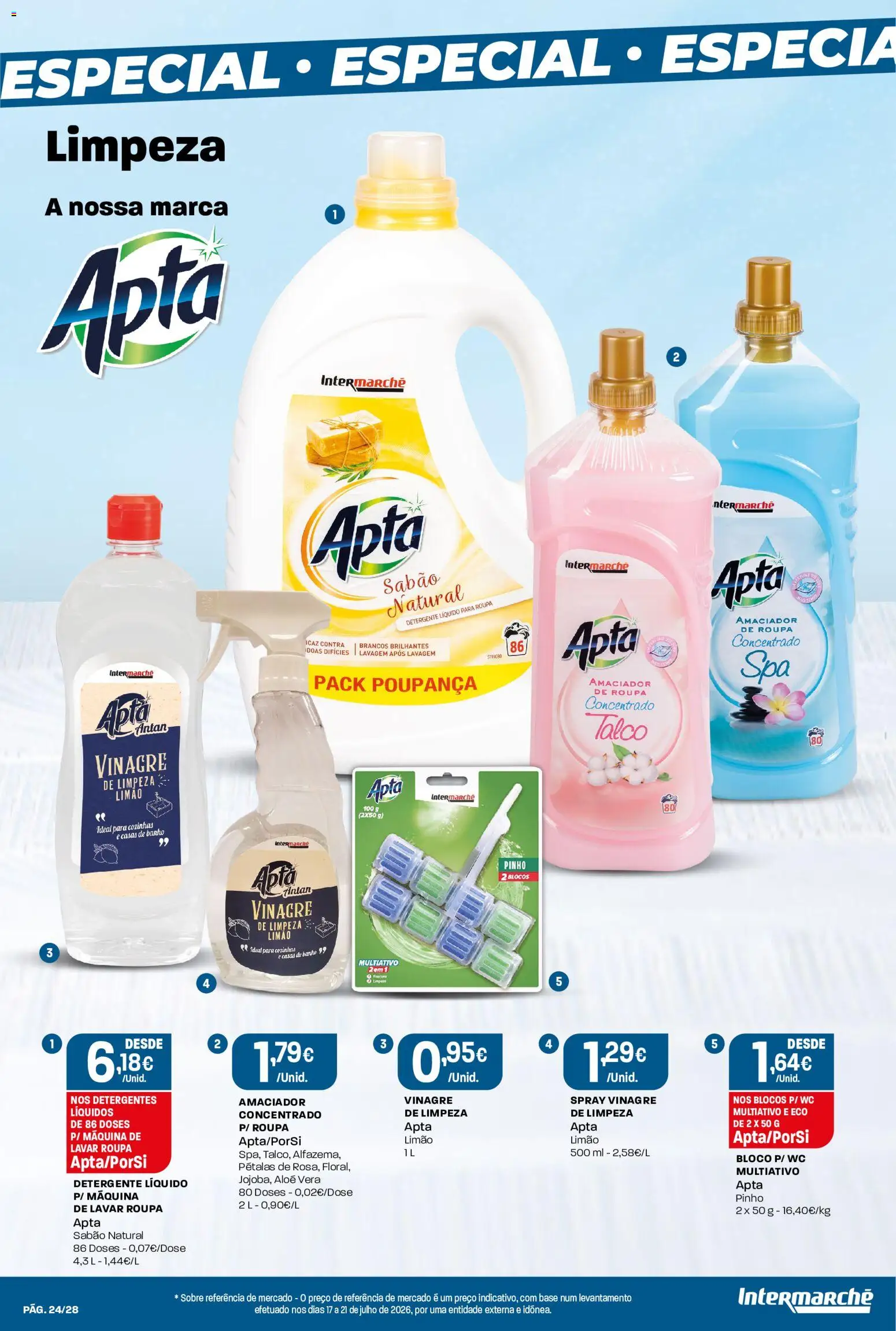 Intermarché Folheto Contact │ válido de 27/08/2026 | Página: 24 | Produtos: Vinagre, Sabão, Base, Aloe Vera