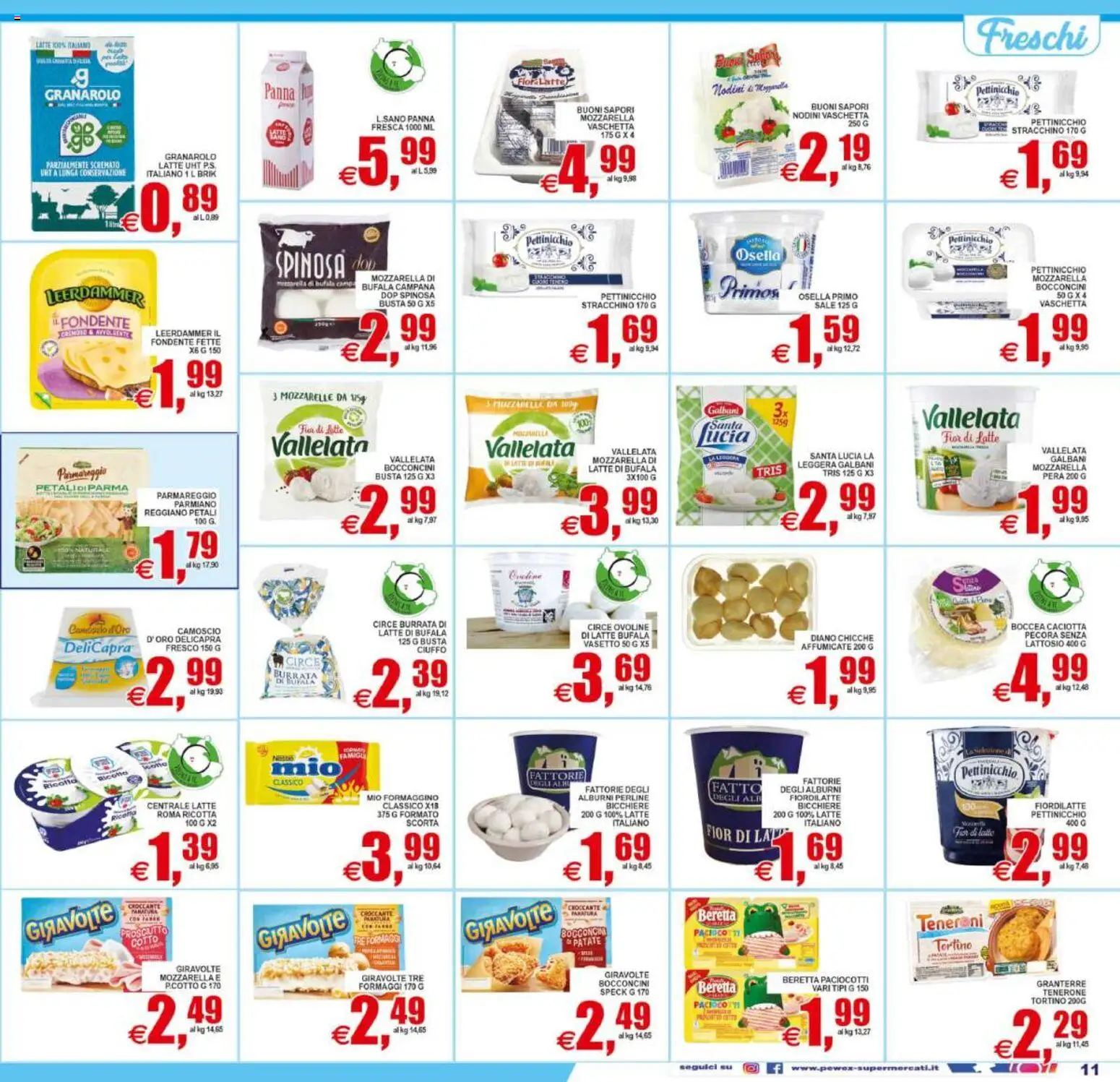 Volantino Pewex del 31/07/2026 | Pagina: 11 | Prodotti: Patate, Prosciutto, Pera, Stracchino