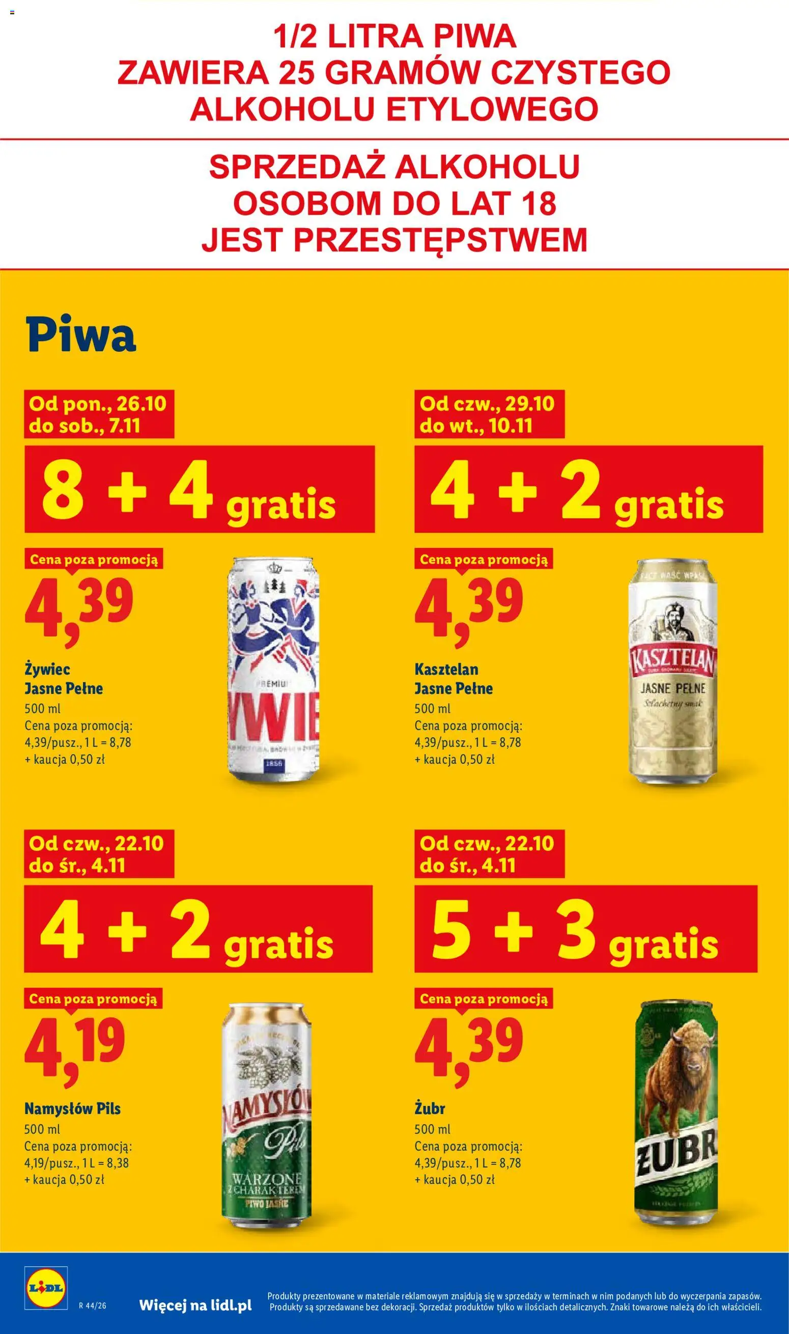Lidl Polsko leták od 29.10.2026 | Strana: 88 | Produkty: Zubr