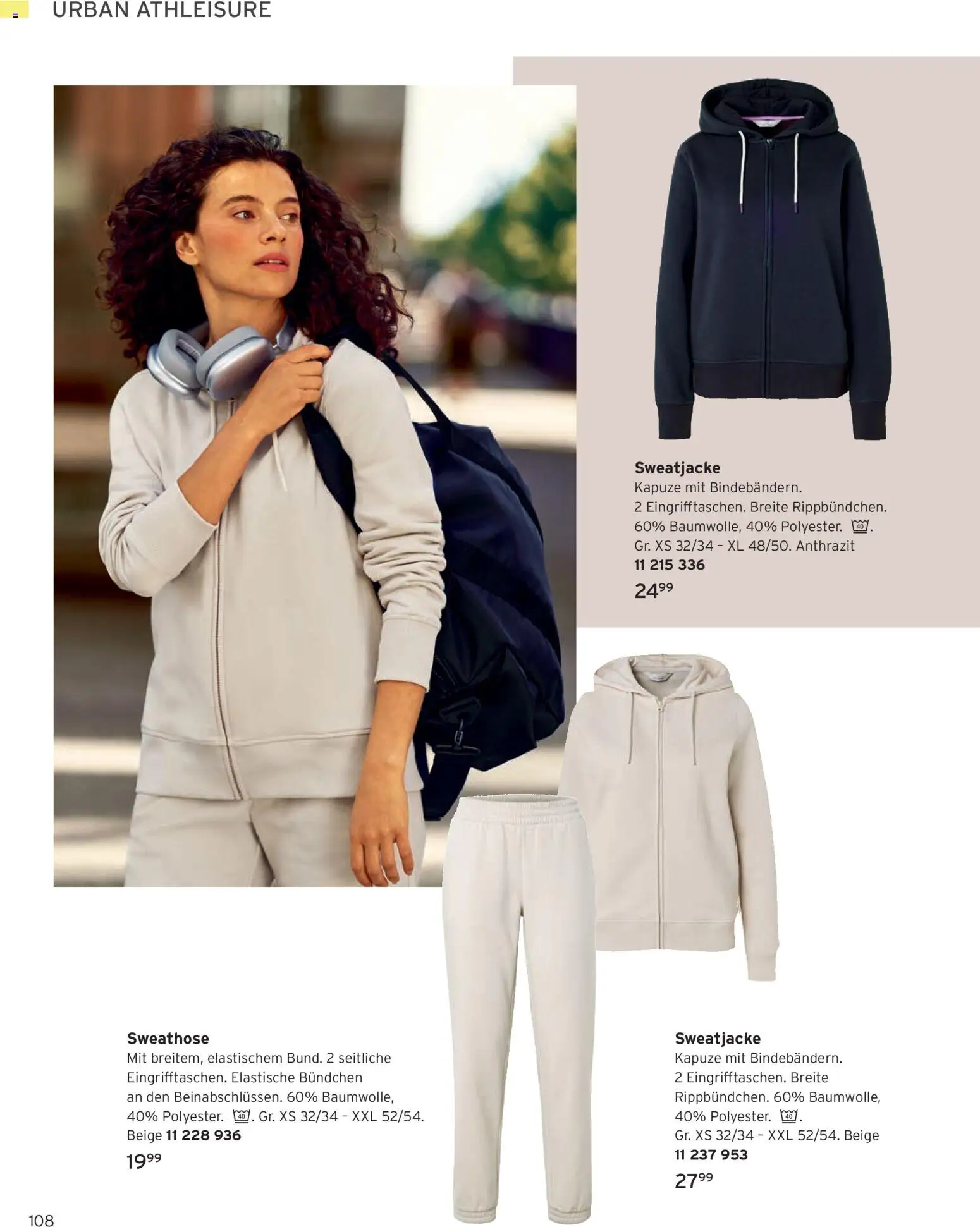 Angebote Tchibo – gültig ab 08.10.2026 | Seite: 108 | Produkte: Sweathose, Sweatjacke