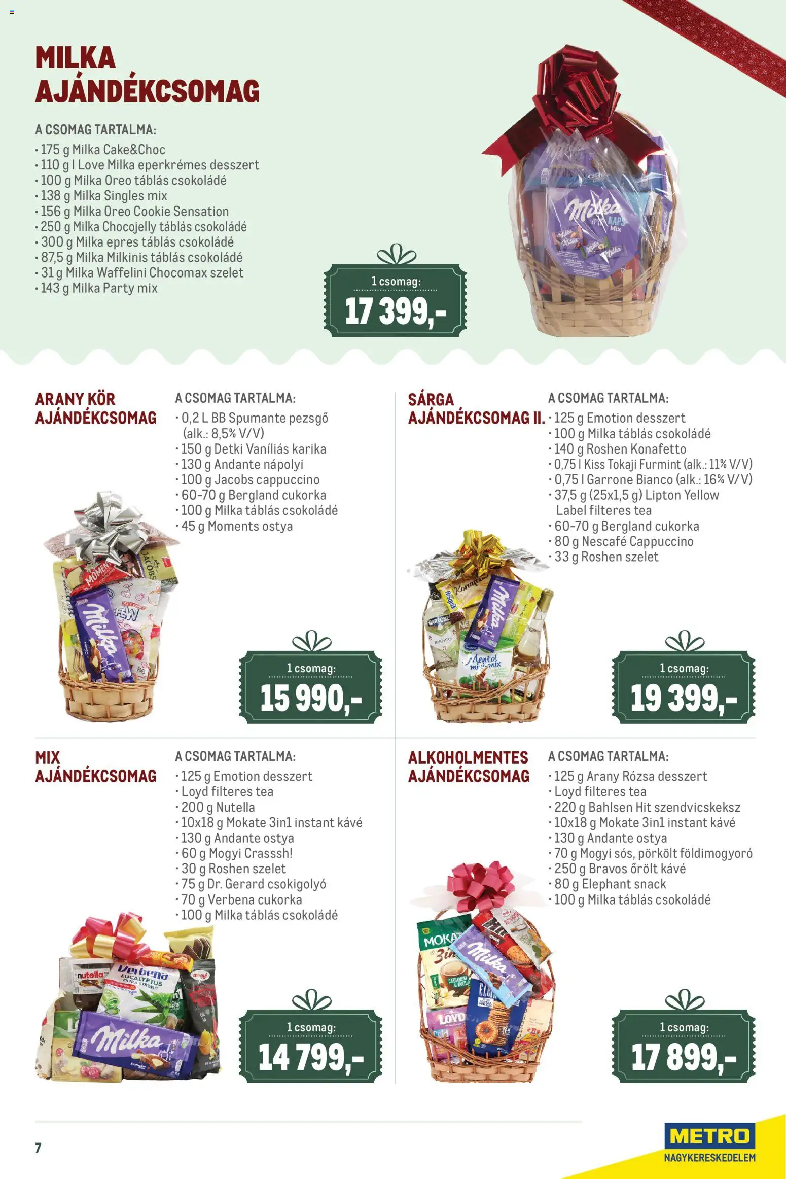Metro akciós ujság - amely érvényes a következő dátumtól: 2026.09.15. | Oldal: 7 | Termékek: Cappuccino, Pezsgő, Oreo, Cukorka