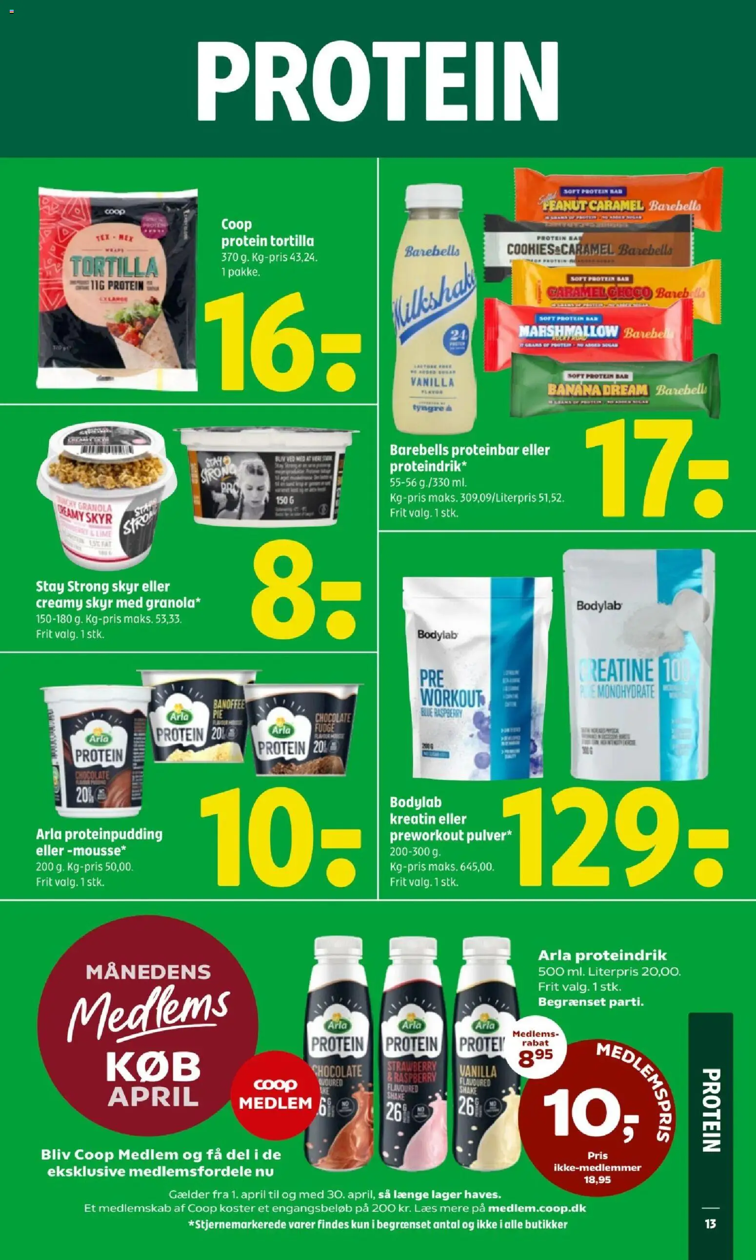Coop 365 tilbudsavis – gyldig fra 09/04/2026 | Side: 15 | Produkter: Skyr, Proteindrik, Lime, Milkshake
