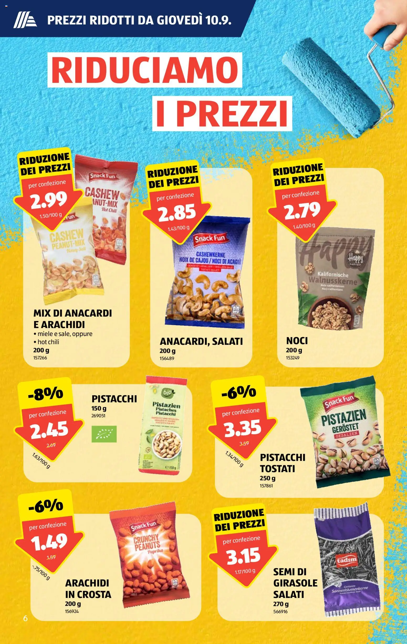 Aldi aktionen IT – gültig ab 10.09.2026 | Seite: 6 | Produkte: Paprika, Chili, Miele