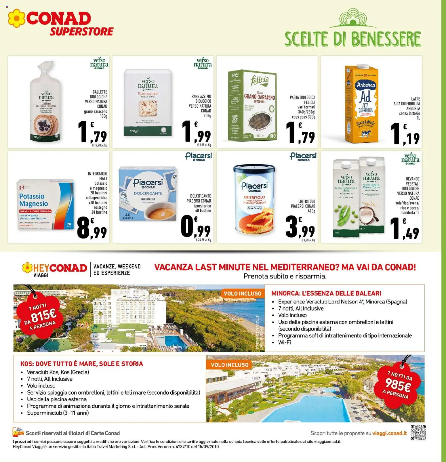 Volantino Conad del 01/07/2026 | Pagina: 17 | Prodotti: Piscina, Pasta, Gallette, Cocco