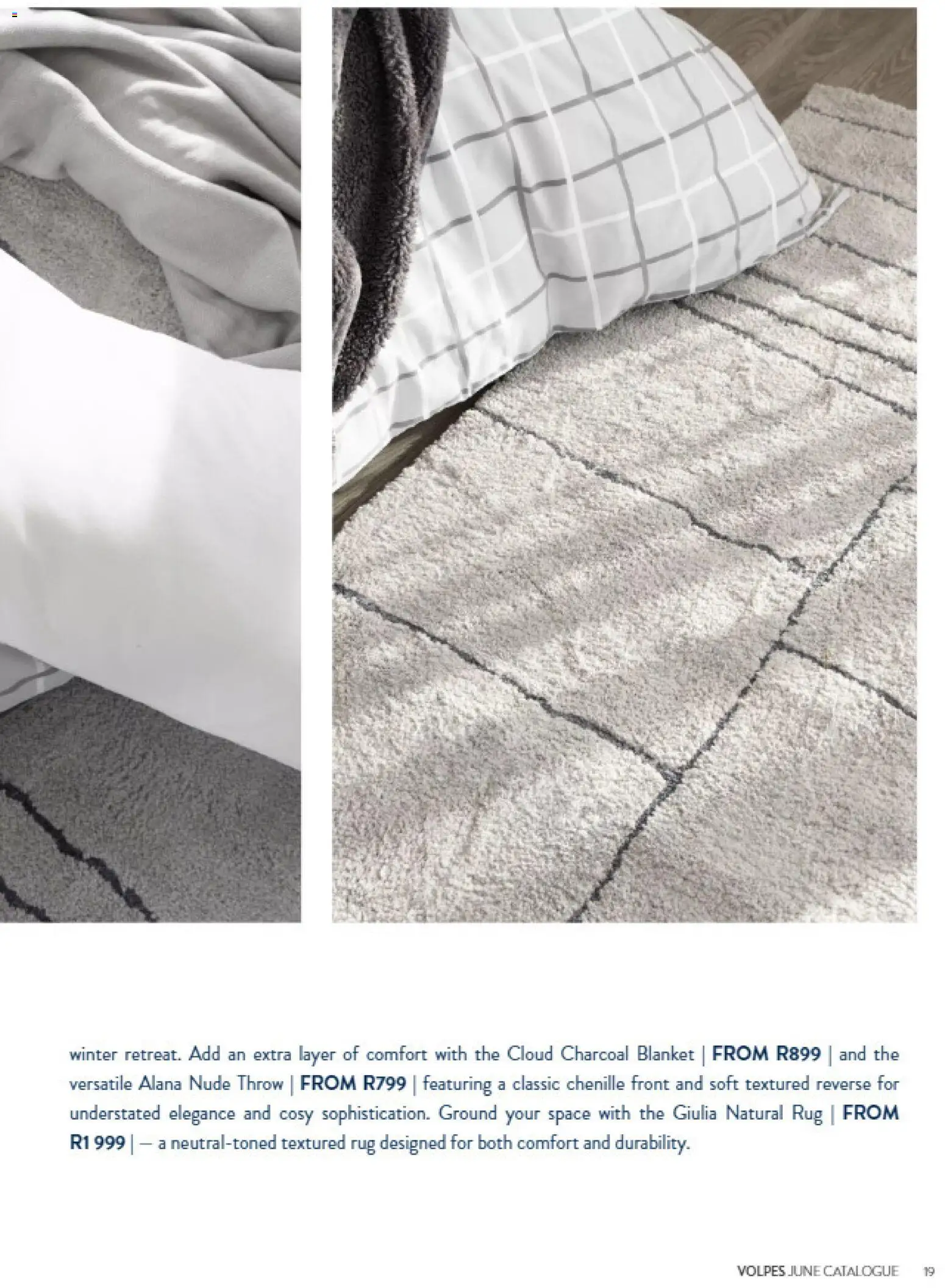 New Volpes catalogue – valid from 01/07/2026 | Page: 19 | Products: Rug, Blanket