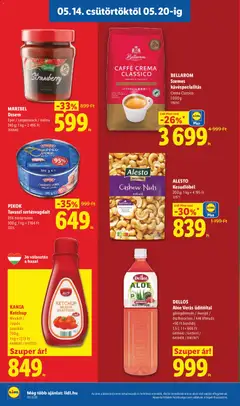 DELLOS Aloe Verás üdítőital, görögdinnyés / mangó / őszibarackos / kék áfonyás 1,5 l - amely érvényes a következő dátumtól: 14.05.2026 | Oldal: 14