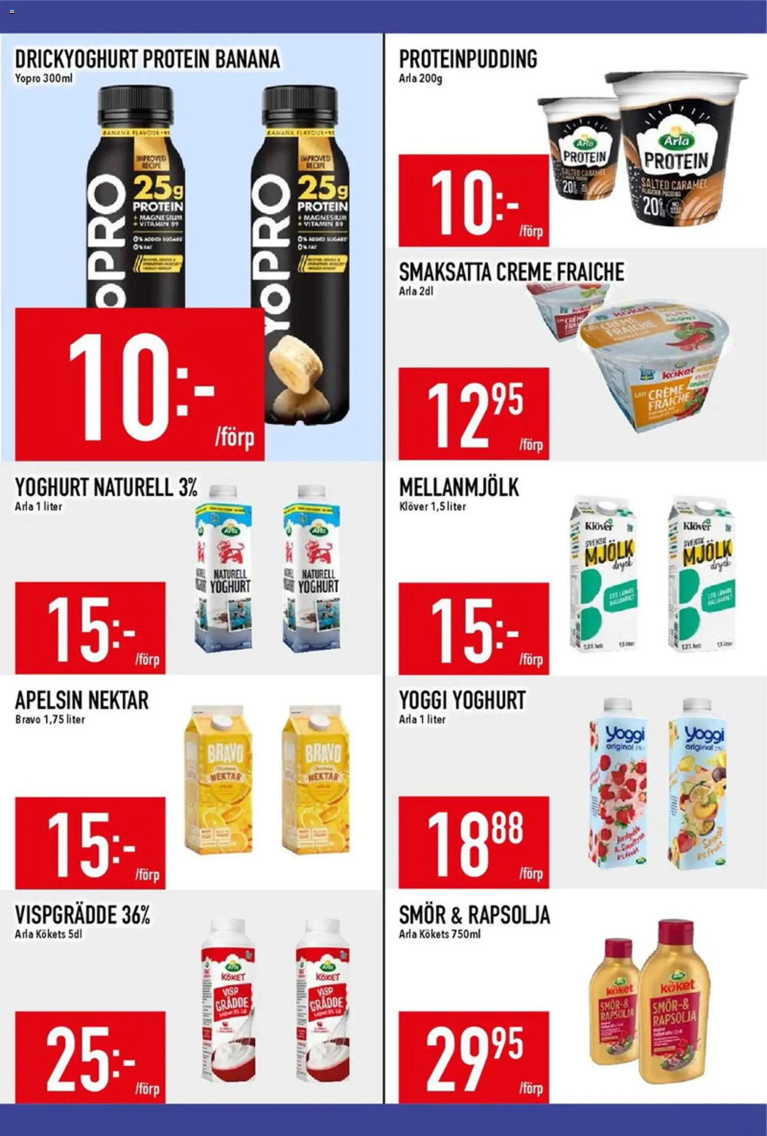 Matdax reklamblad aktuell från 26/10/2026 | Sida: 7 | Produkter: Visp, Smör, Apelsin, Vispgrädde