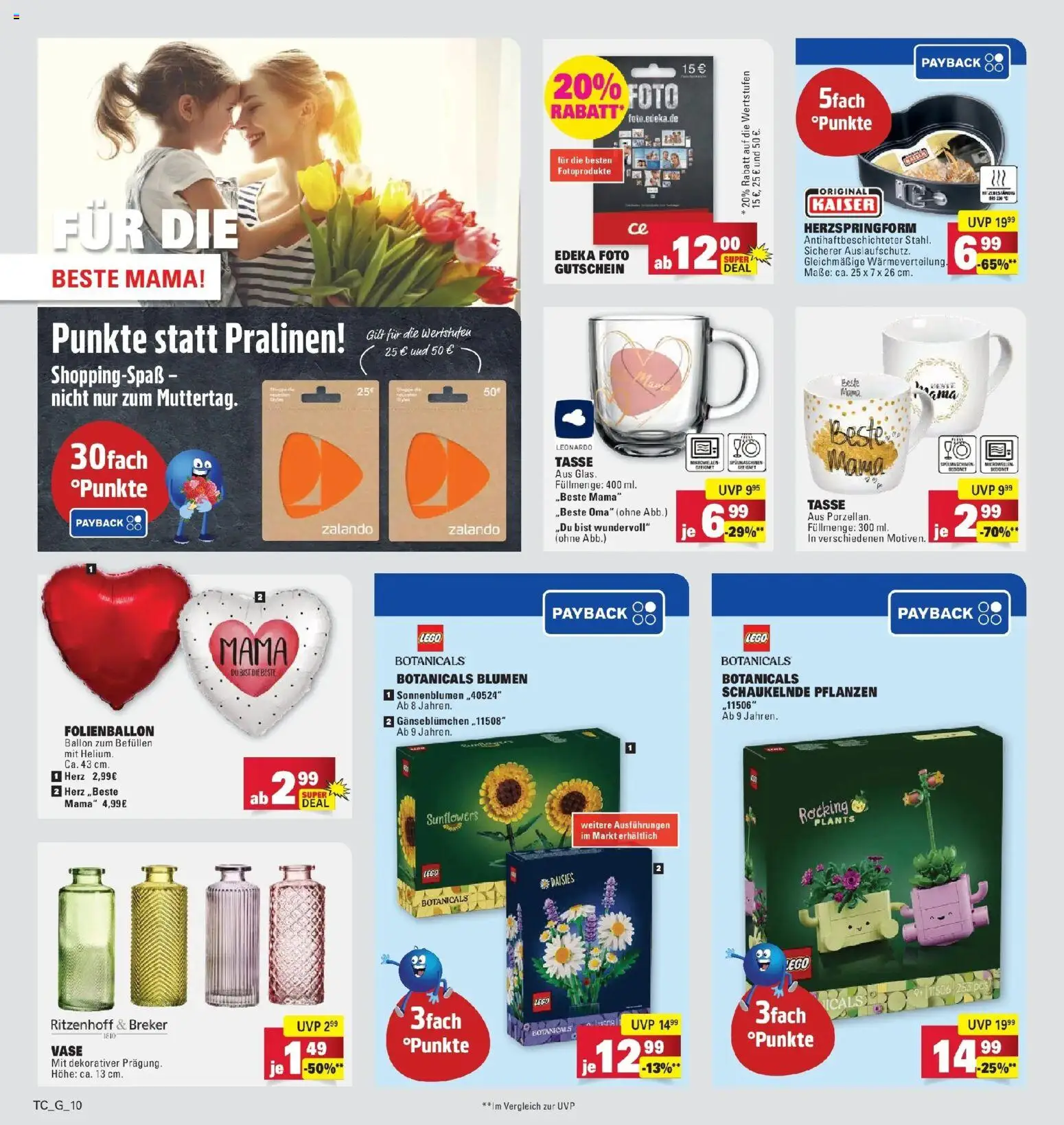 Edeka prospekt Göppingen	 – gültig ab 04.05.2026 | Seite: 44 | Produkte: Blumen, Vase
