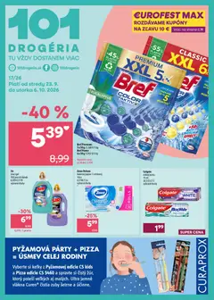 101 drogerie leták platný od 23.09.2026