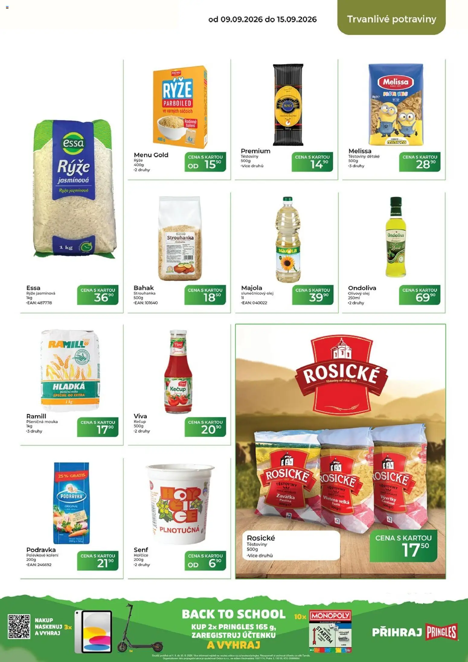 Tamda Foods leták od 09.09.2026 | Strana: 39 | Produkty: Olej, Těstoviny, Koření, Hořčice