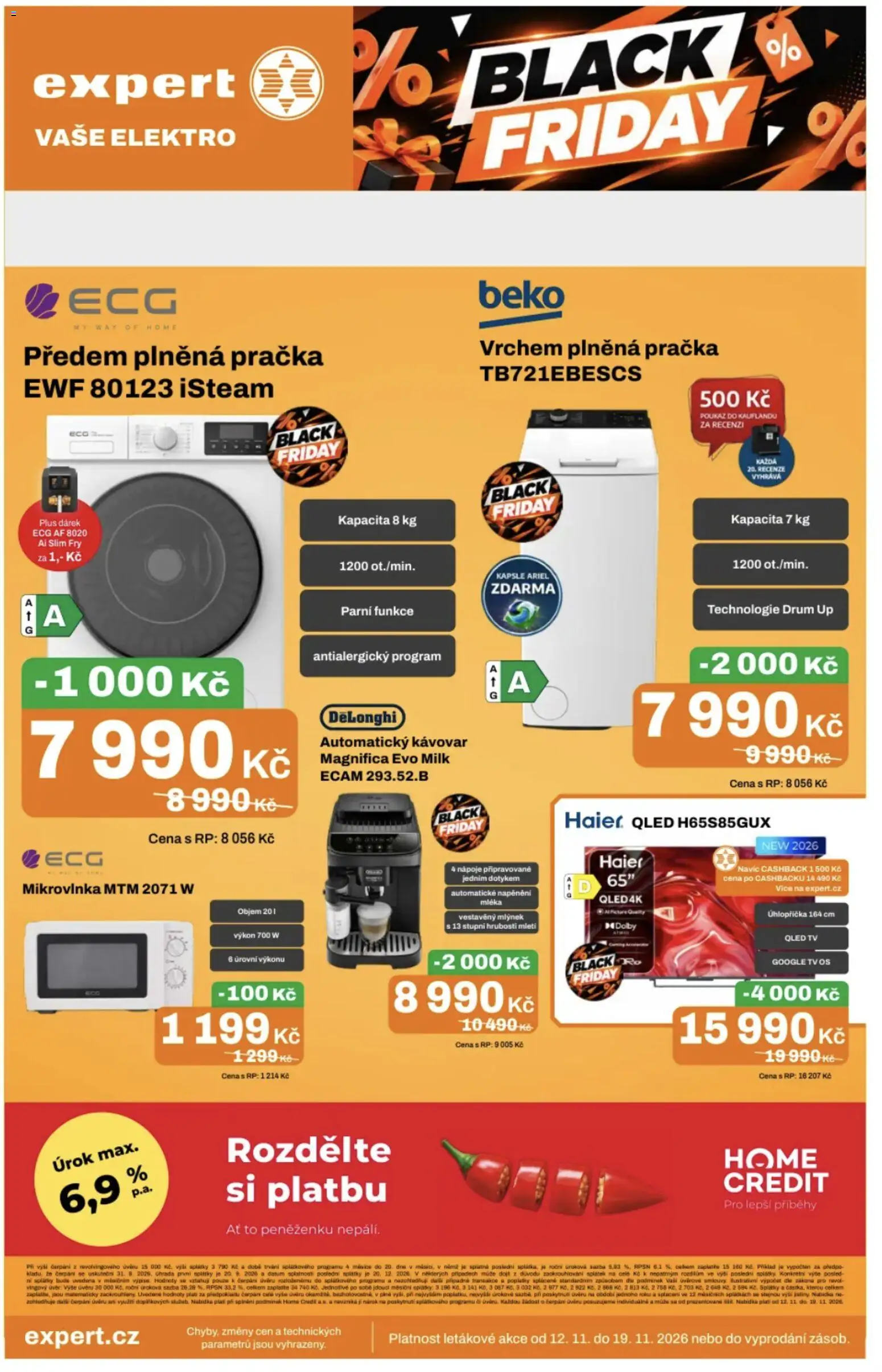Expert elektro Black Friday od 12.11.2026 | Strana: 1