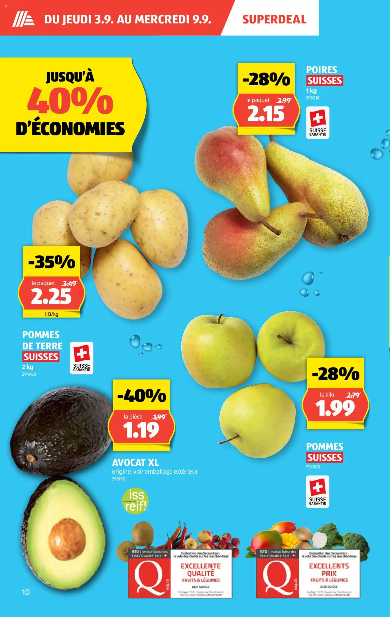 Aldi aktionen FR – gültig ab 03.09.2026 | Seite: 10 | Produkte: Avocado