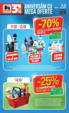 Ofertele Mega Image valabile de la 08.10.2026