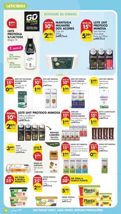 Pré-visualização LEITE C/CHOCOLATE GRESSO, Pack 4x200ml válido de 05.05.2026 | Página: 16 | Produtos: Leite, Manteiga, Açúcar, Proteina