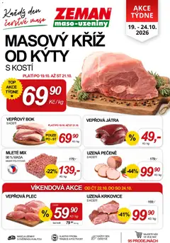 Náhled letáku Prodejny Zeman leták od 19.10.2026