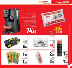Anteprima del volantino CASSETTA PORTA UTENSILI CON SCOMPARTI, Cassetta porta utensili con scomparti, dimensioni: 25x12x10 cm valido a partire dal 12/08/2026 | Pagina: 29 | Prodotti: Caffè, Tè, Feltrini, Capsula