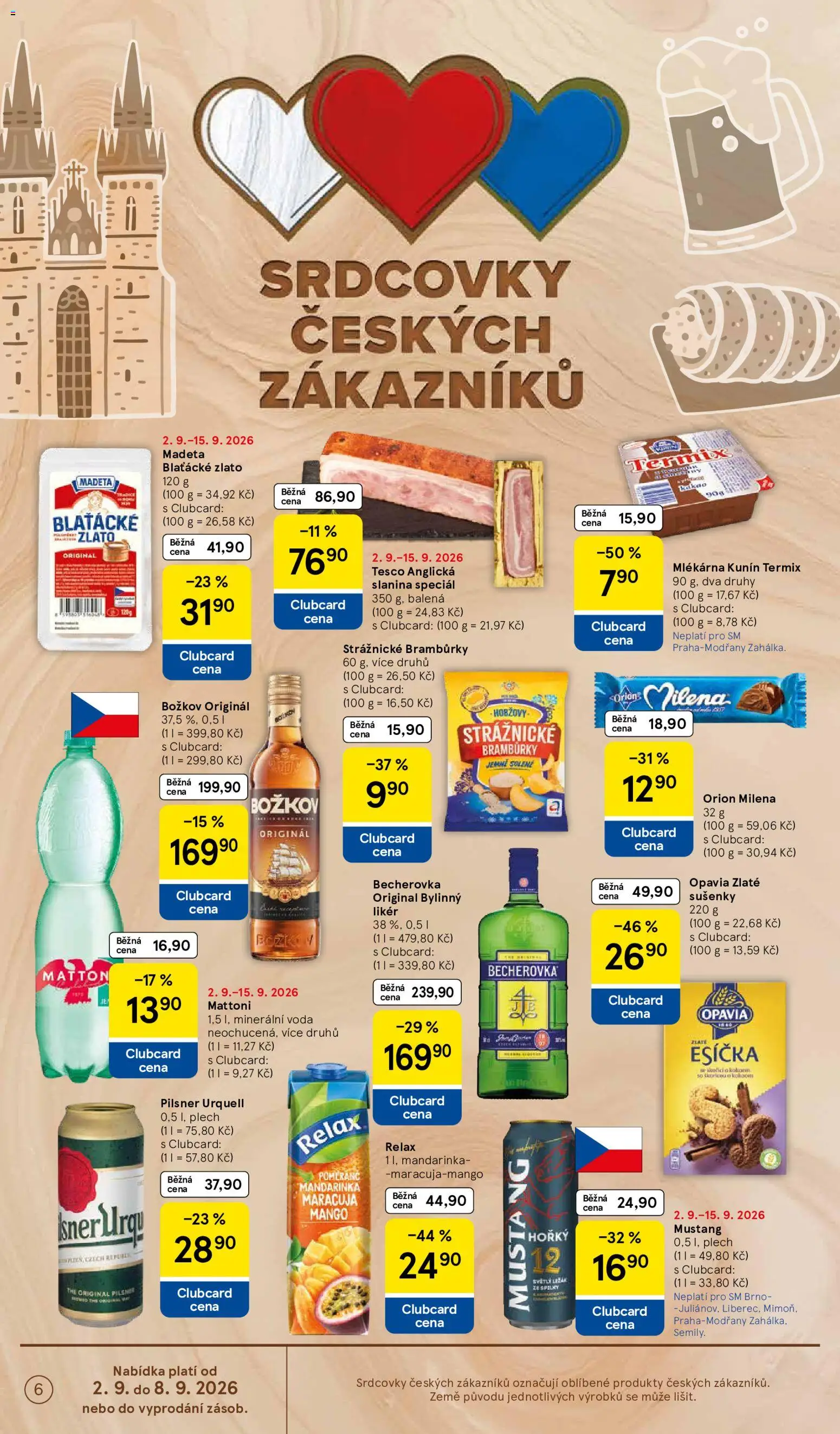 Tesco leták - Supermarket od 02.09.2026 | Strana: 6