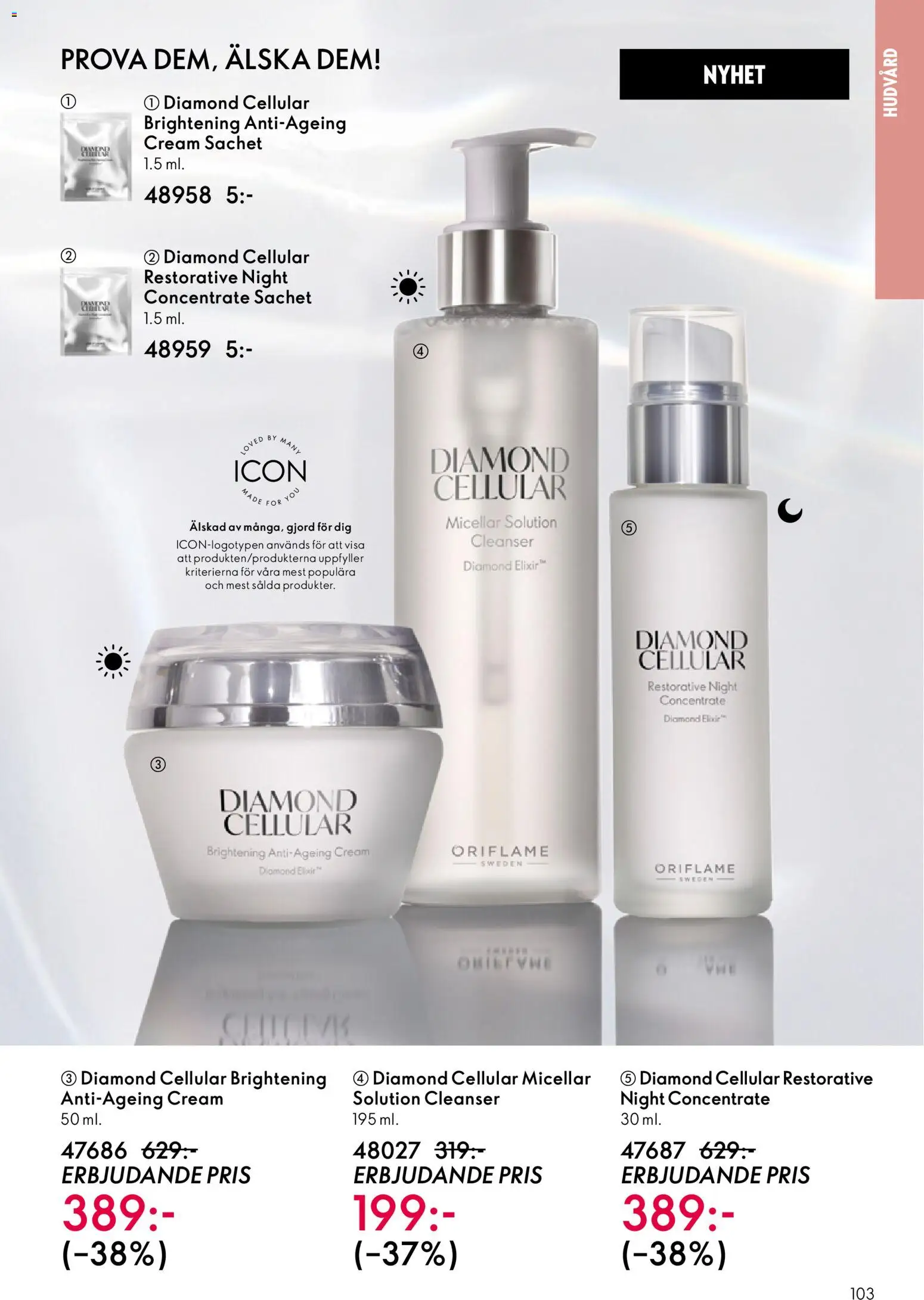 Oriflame reklamblad aktuell från 03.06.2026 | Sida: 103 | Produkter: Pump, Serum