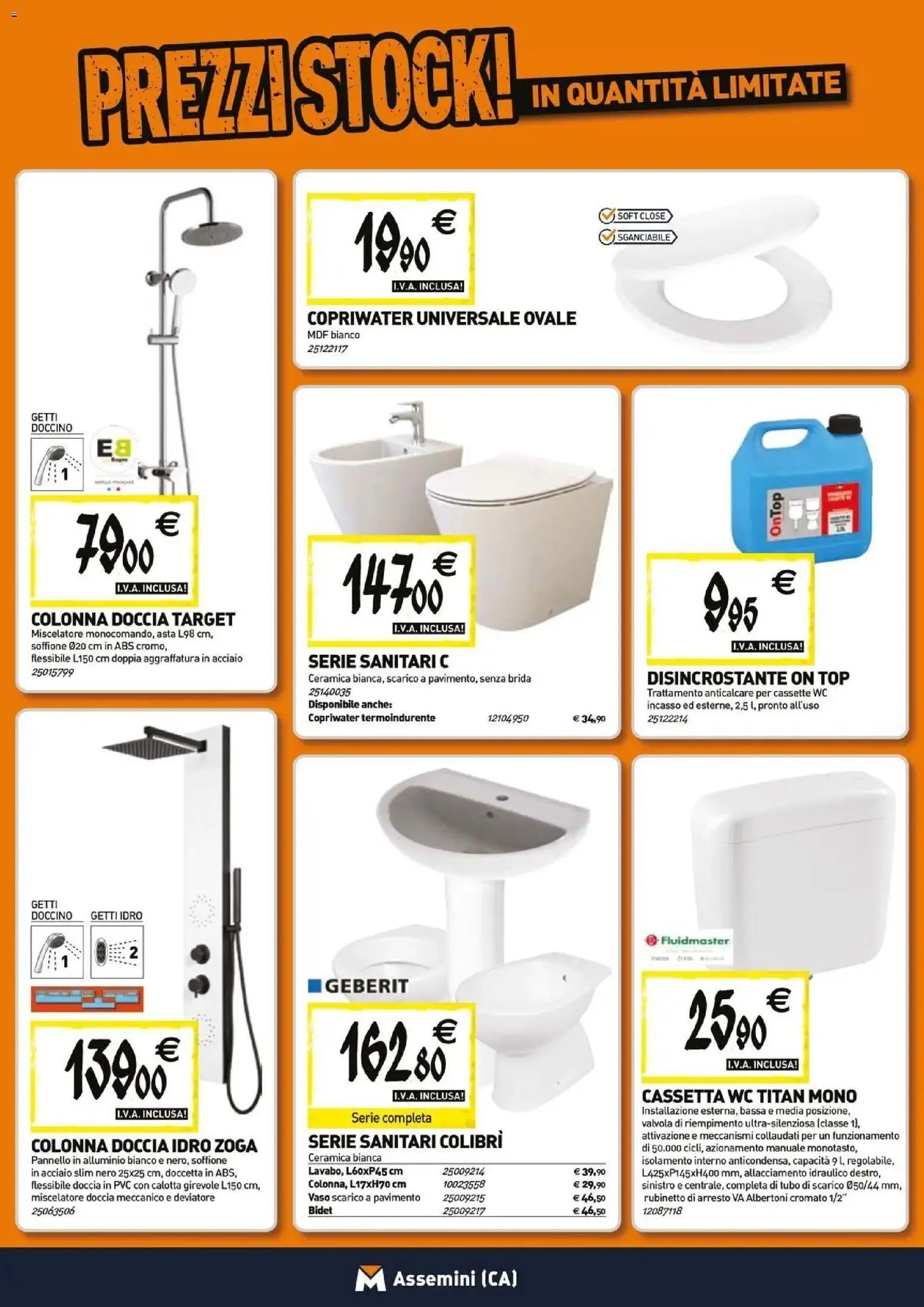 Nuovo TECNOMAT catalogo Assemini dal 27/08/2026 > offerte anteprima 🛍️ | Pagina: 4 | Prodotti: Miscelatore, Alluminio, WC, Doccia