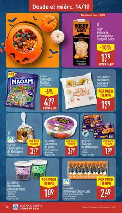 Vista previa CHOCOEUR® Chocolatinas de Halloween, 300 g (12,63 €/kg) válido desde el 12/10/2026 | Página: 20 | Productos: Chocolate, Galletas, Mac, Cacao