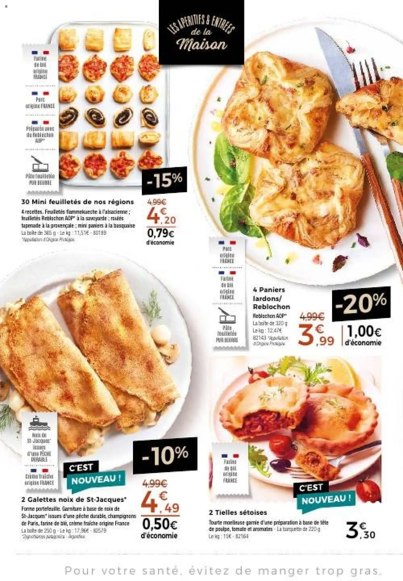 {H1} | Page: 2 | Produits: Reblochon, Flammekueche, Crème fraiche, Noix