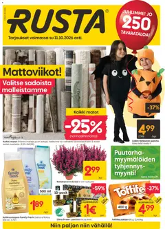 Rusta-mainoslehti voimassa 05/10/2026 alkaen