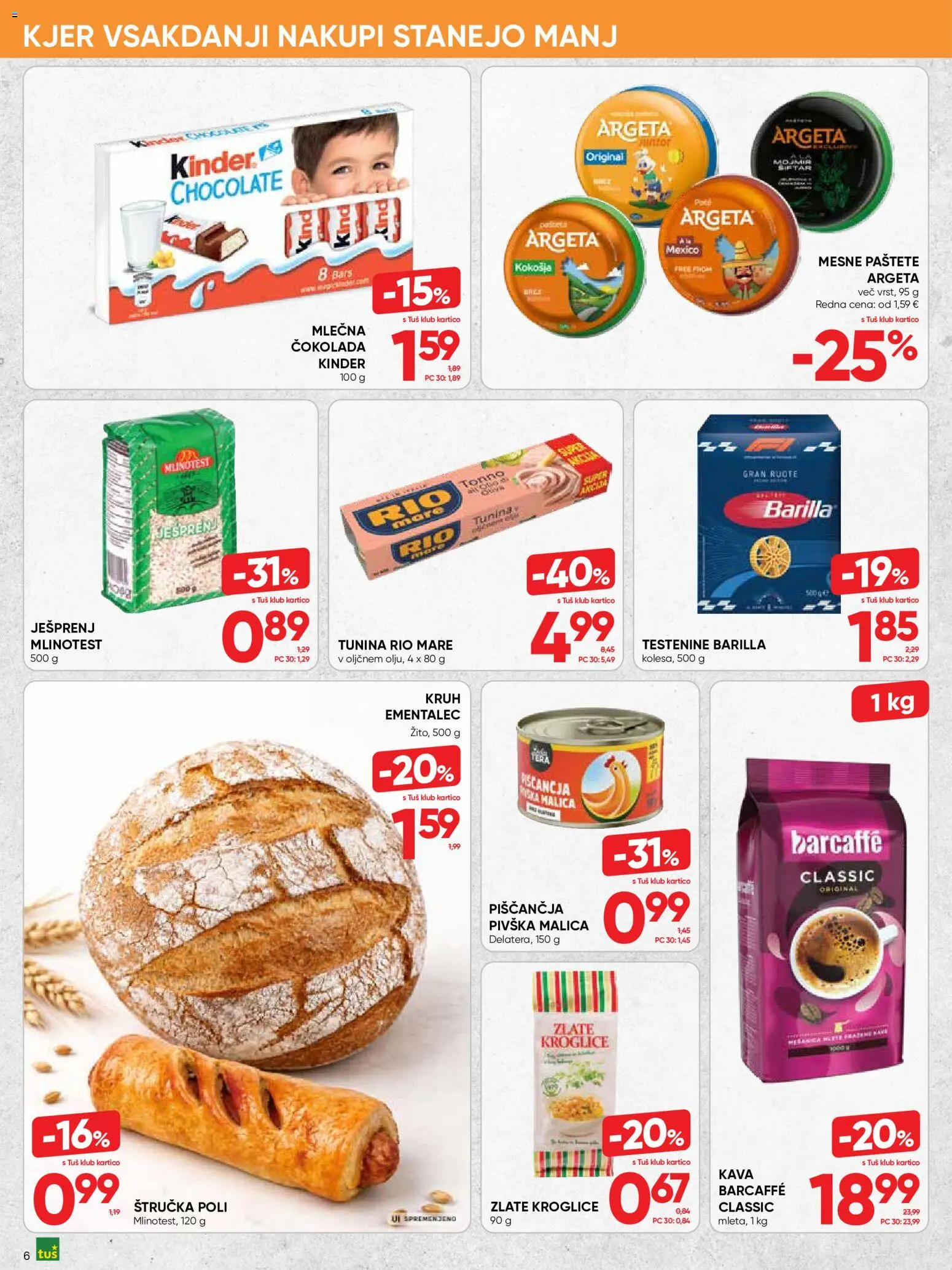 Novi Tuš katalog ponudbe – veljaven od 07.10.2026 | Stran: 6