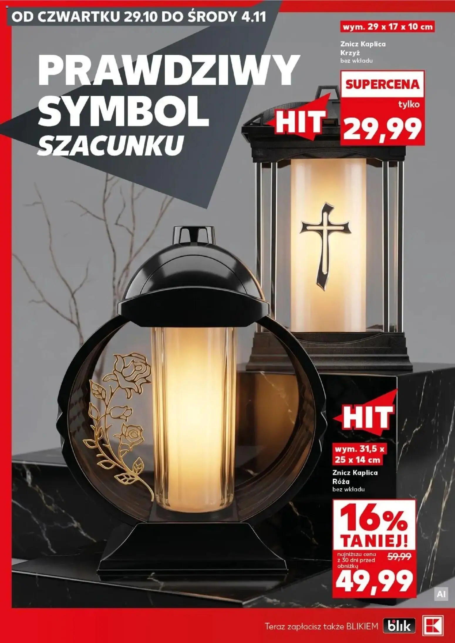 Kaufland Kaufland Katalog Znicze od 29.10.2026 - od jutra PDF | Strona: 8