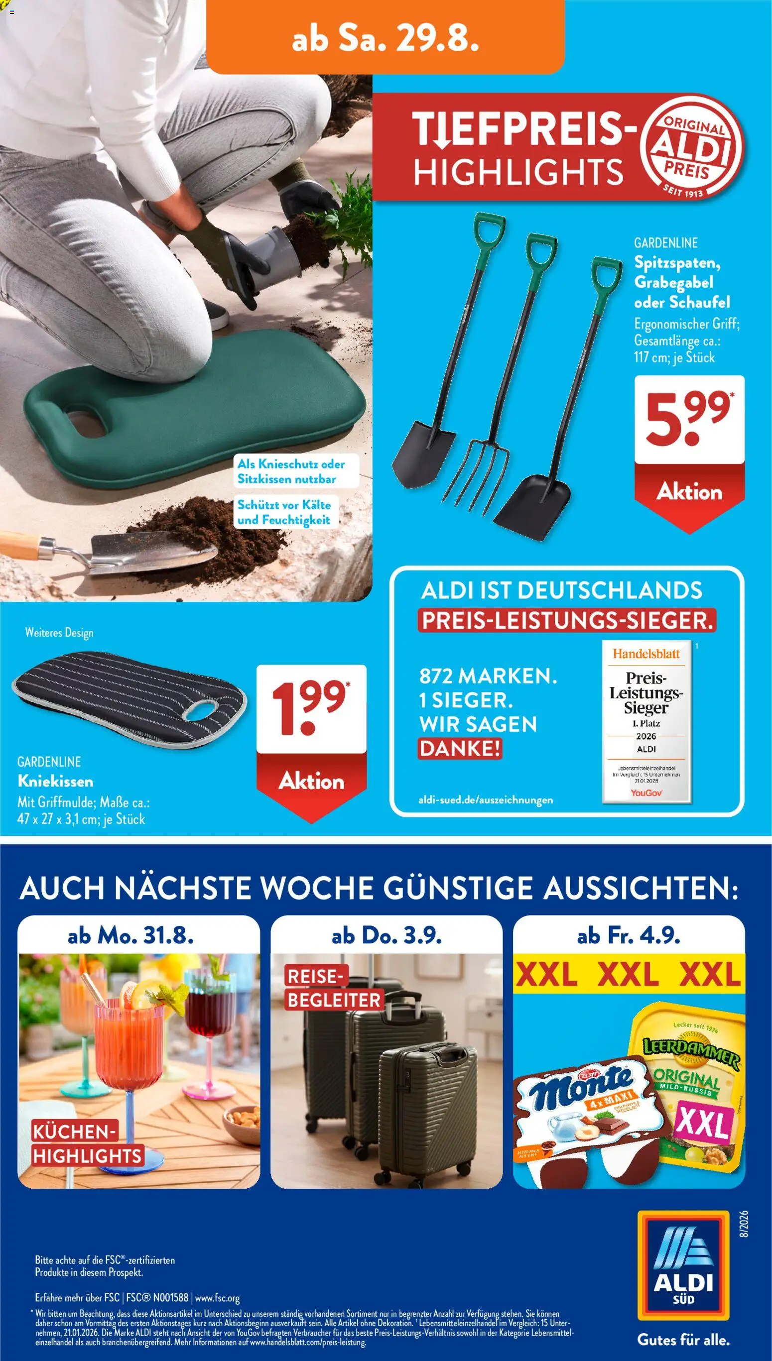 Aldi Süd Prospekt – gültig ab 24.08.2026 | Seite: 25 | Produkte: Kuchen