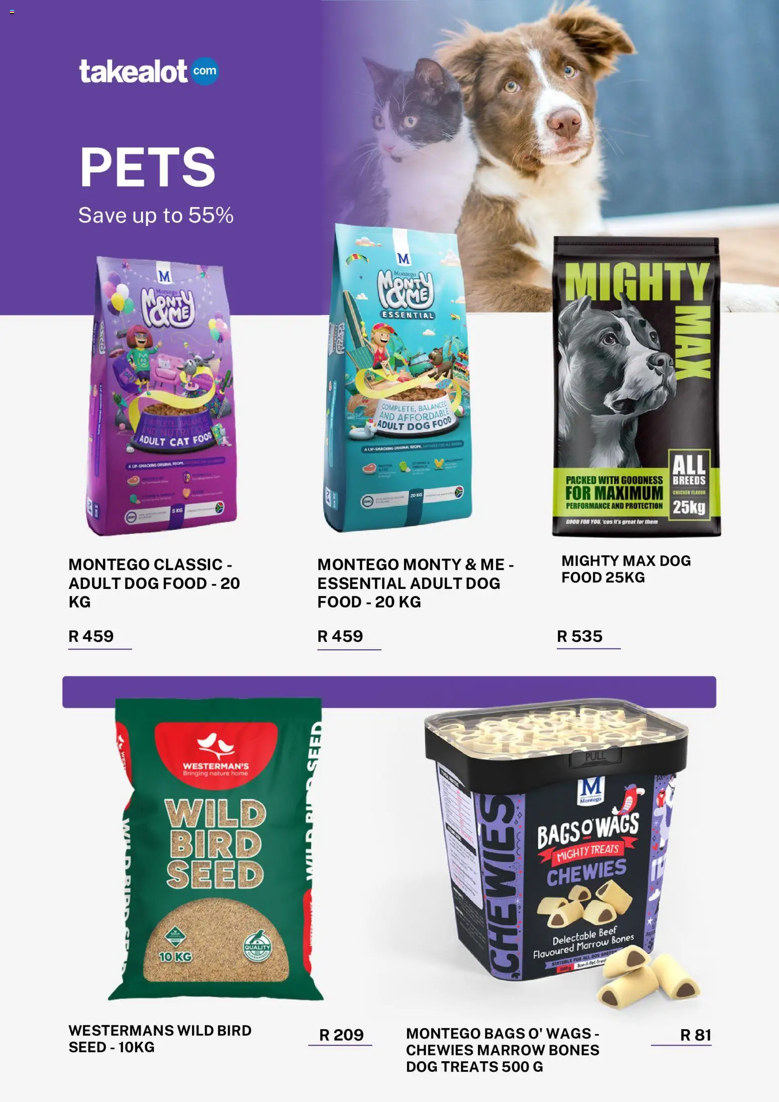 New Takealot catalogue – valid from 01/09/2026 | Page: 5 | Products: Chicken, Beef, Cat food, Dog food