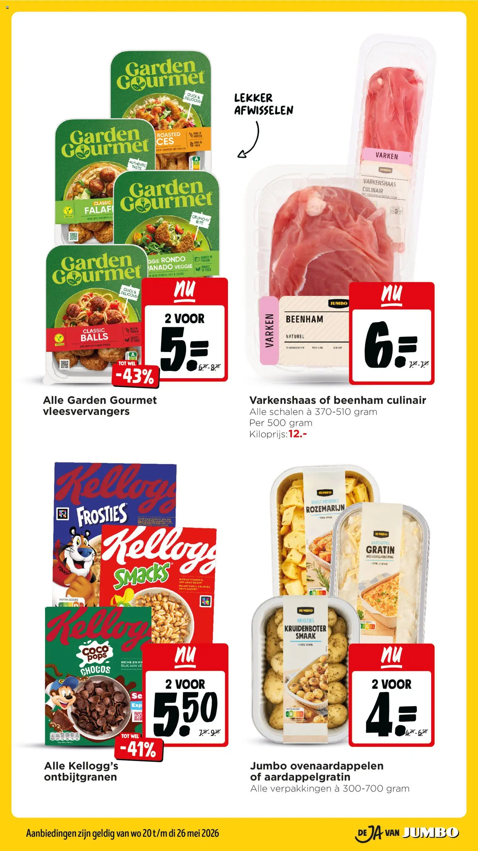 {H1} | Pagina: 26 | Producten: Aardappel, Krieltjes, Oven, Tortilla lap