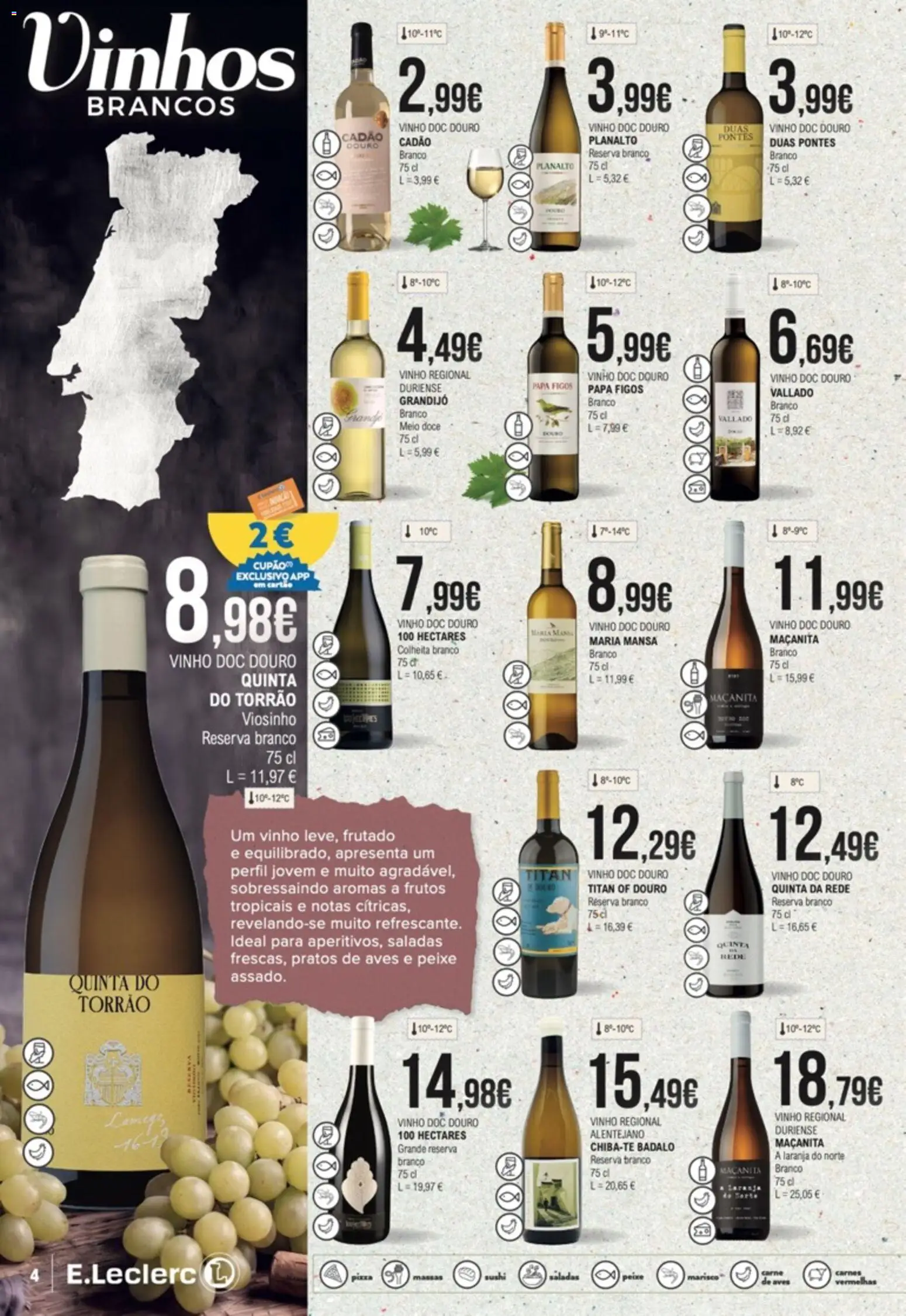 E.Leclerc folheto Feira dos Vinhos │ válido de 01/10/2026 | Página: 4 | Produtos: Figos, Saladas, Papa, Vinho