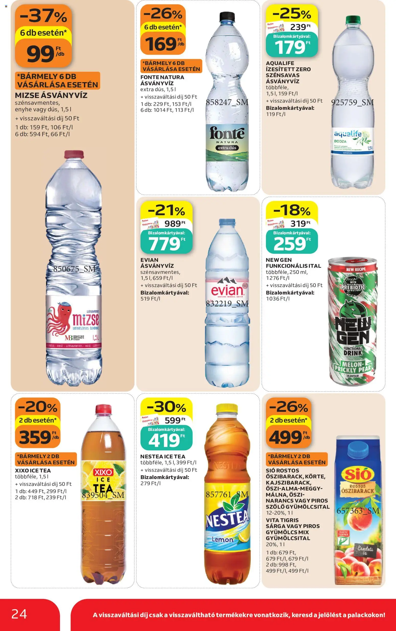 Auchan akciós ujság - amely érvényes a következő dátumtól: 2026.09.24. | Oldal: 24
