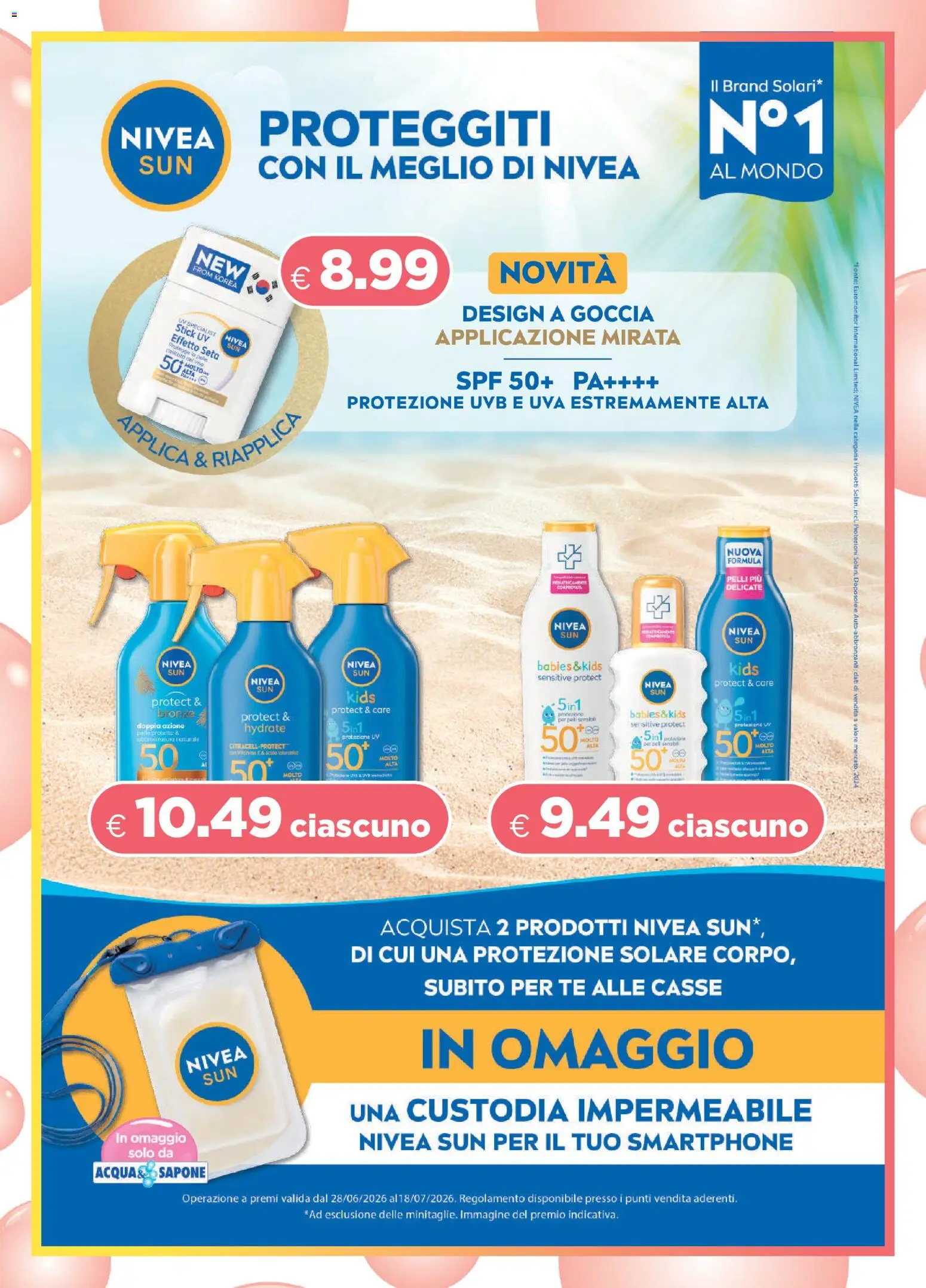 Volantino Acqua e Sapone del 28/06/2026 | Pagina: 11 | Prodotti: Tè, Uva, Smartphone