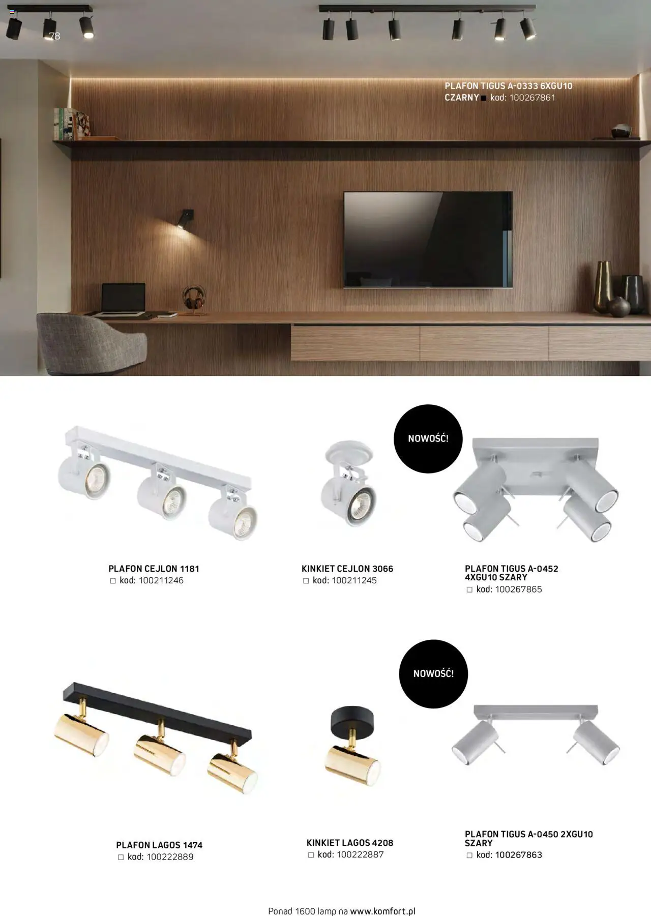 Komfort Gazetka - Katalog Meble od 01.09.2024 | Strona: 78