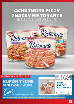 Náhled letáku Ristorante Pizza Mozzarella, Pizza Mozzarella od 19.08.2026 | Strana: 28