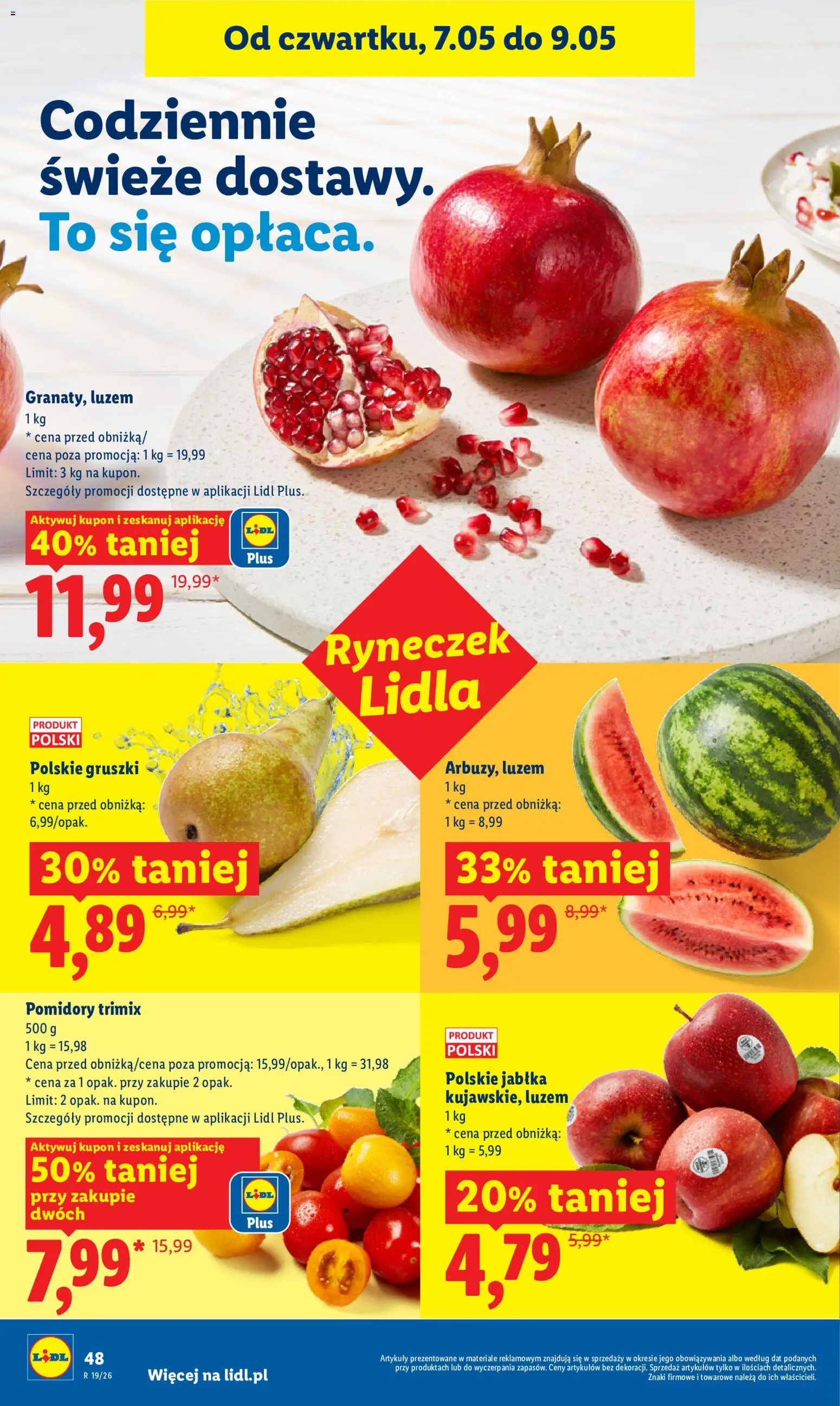 Lidl Polsko leták od 07.05.2026 | Strana: 46 | Produkty: Jablka