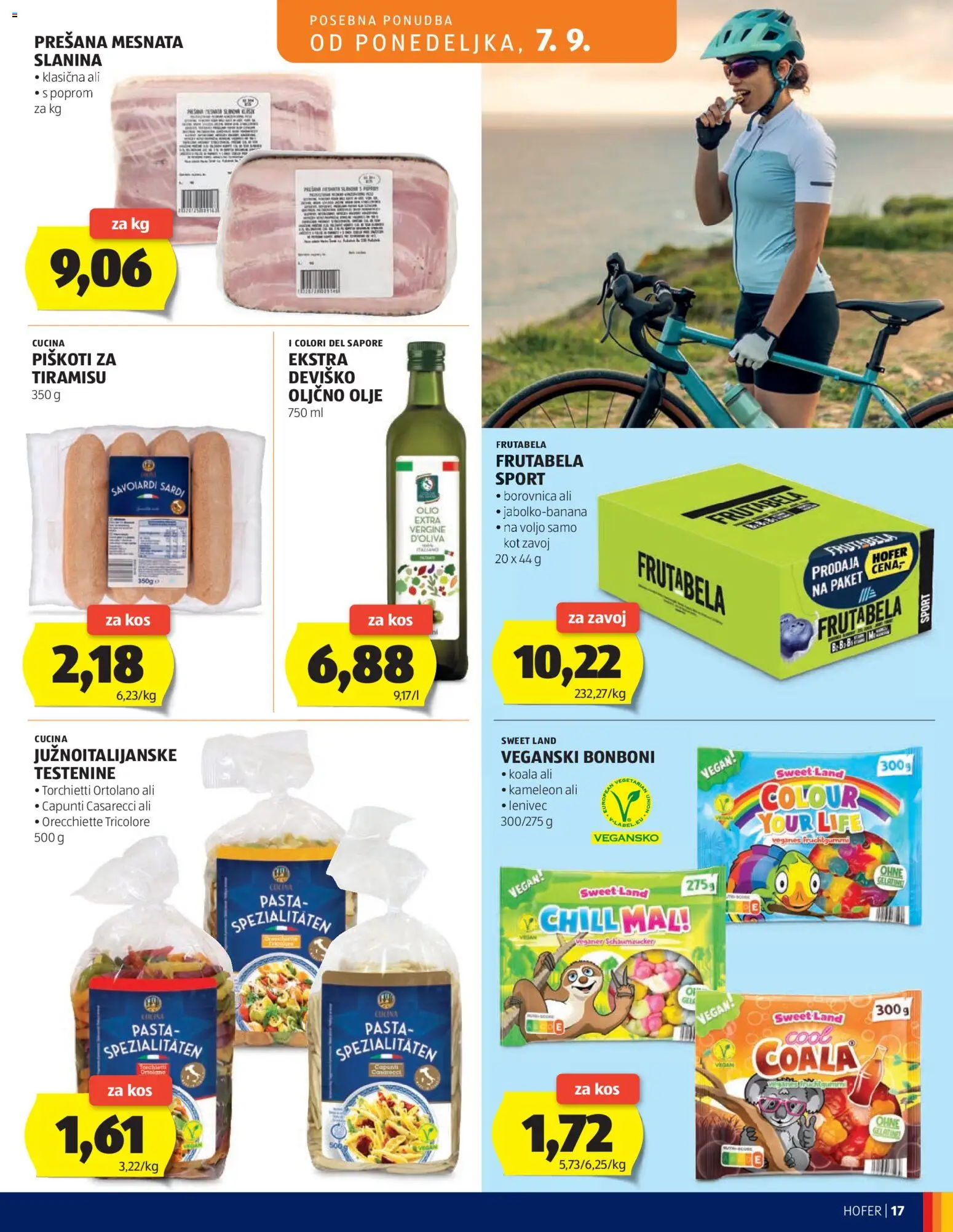 Hofer SI katalog | vrijedi od 02.09.2026 | Stranica: 17 | Proizvodi: Borovnica, Pasta, Vegeta, Tiramisu