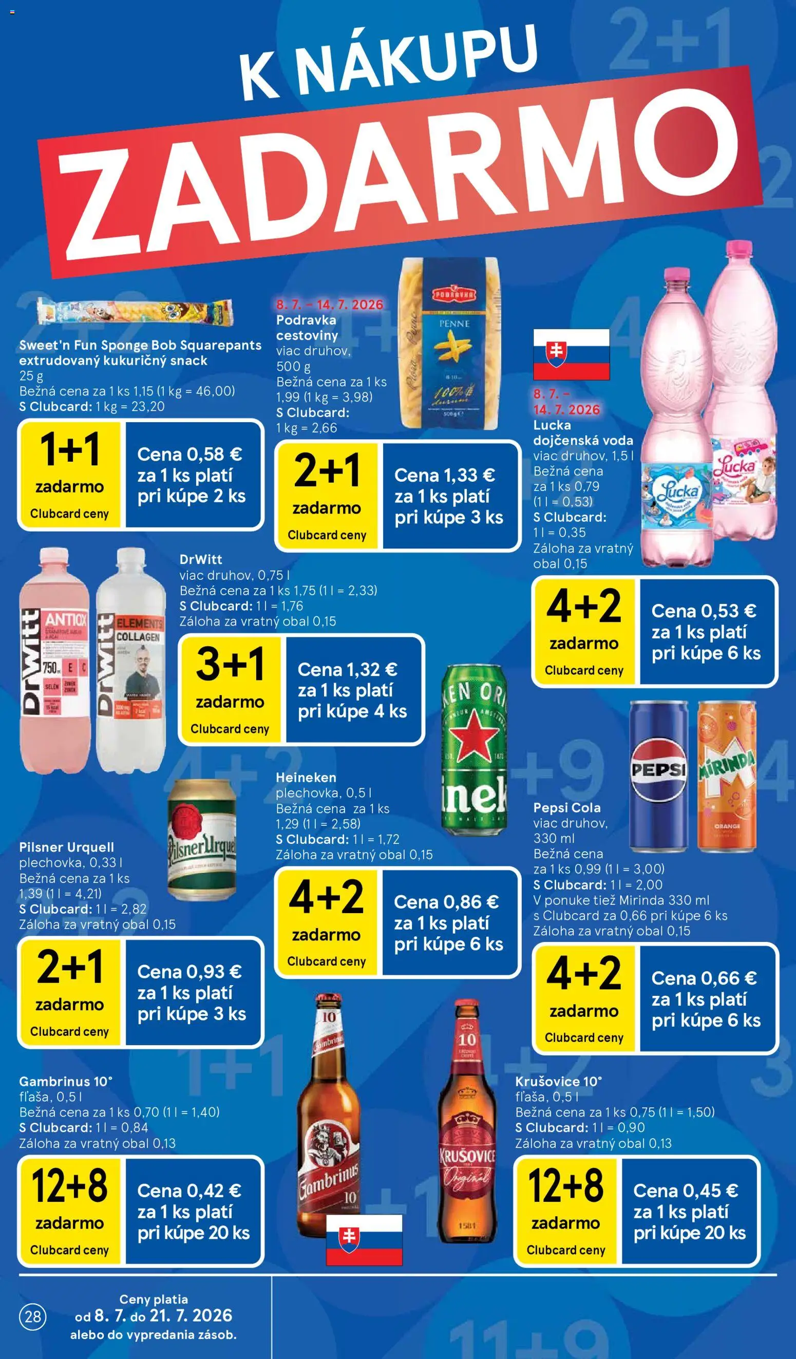 Nové Tesco akcie – leták je platný od 08.07.2026 | Strana: 28