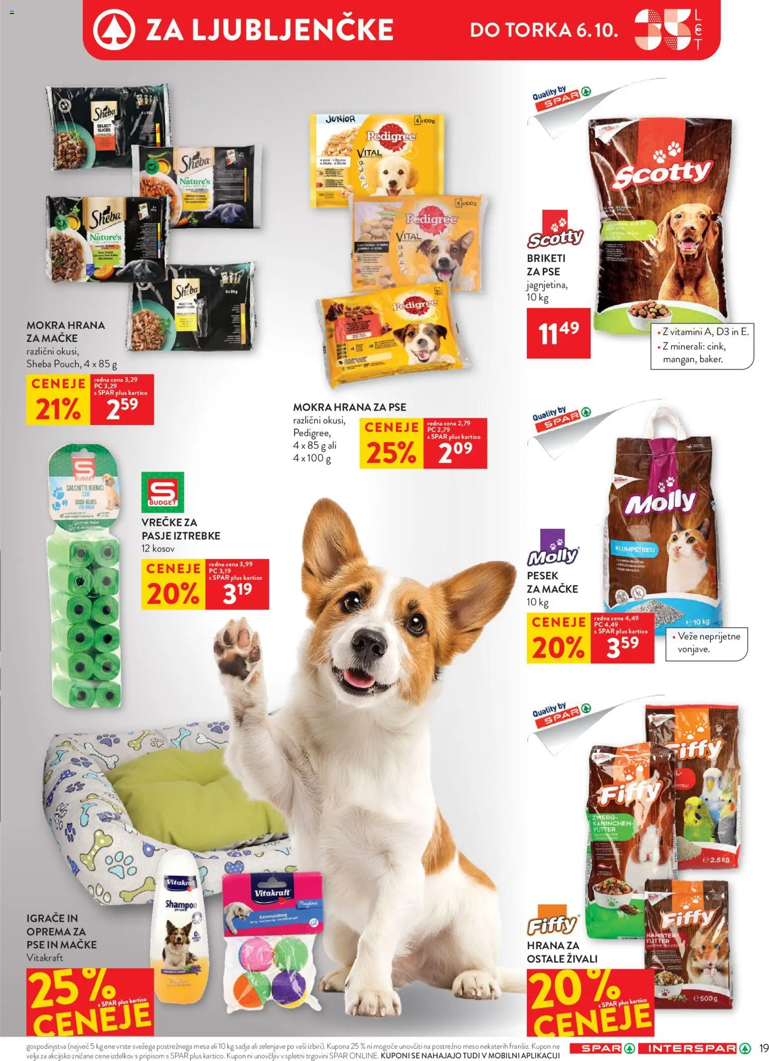 Novi Spar katalog ponudbe – veljaven od 30.09.2026 | Stran: 30 | Izdelki: Hrana za mačke, Hrana za pse, Riz, Briketi