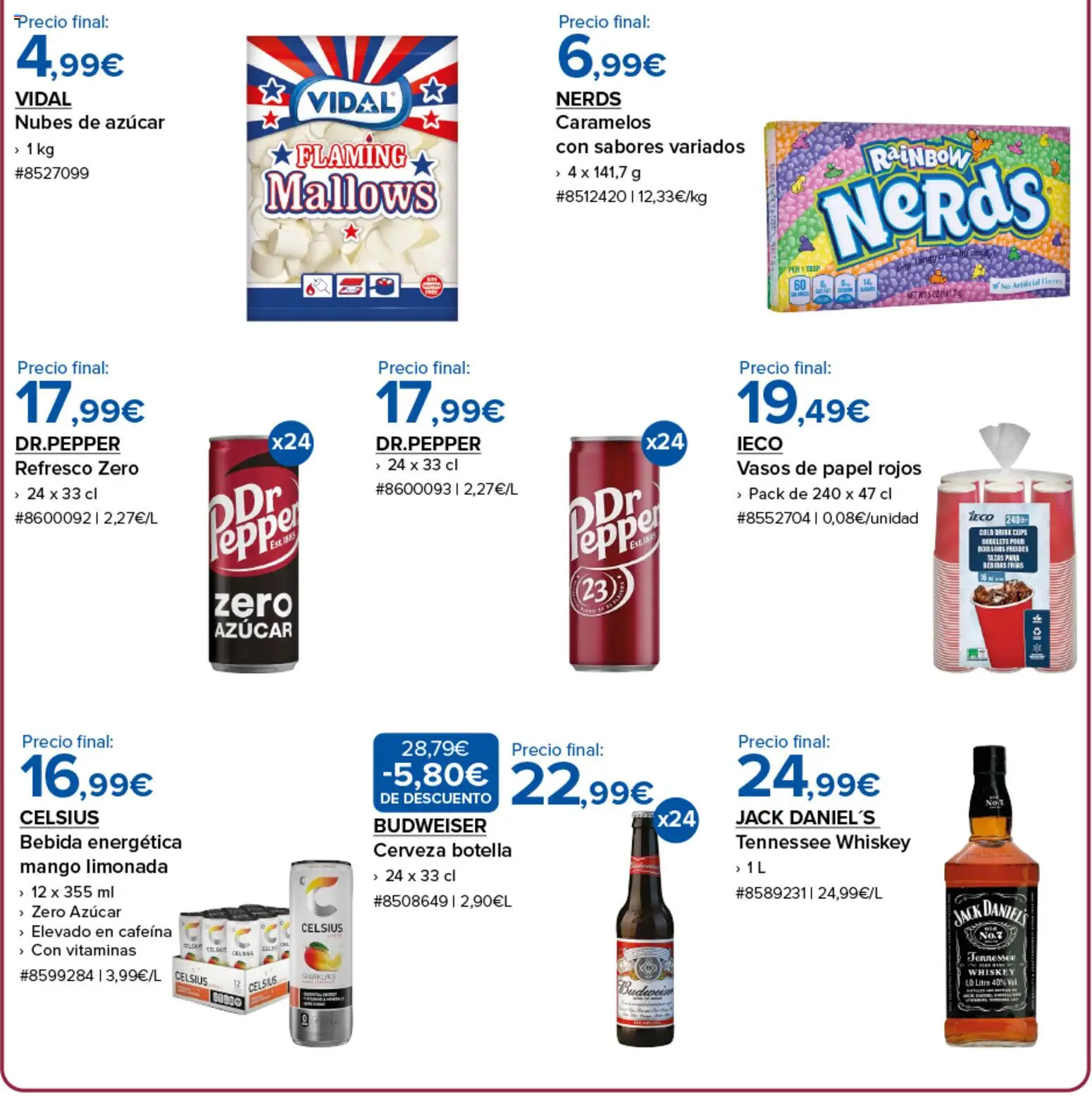 Costco catálogo │ válido desde el 30/06/2026 | Página: 7 | Productos: Cerveza, Vasos, Limonada, Ρούτερ