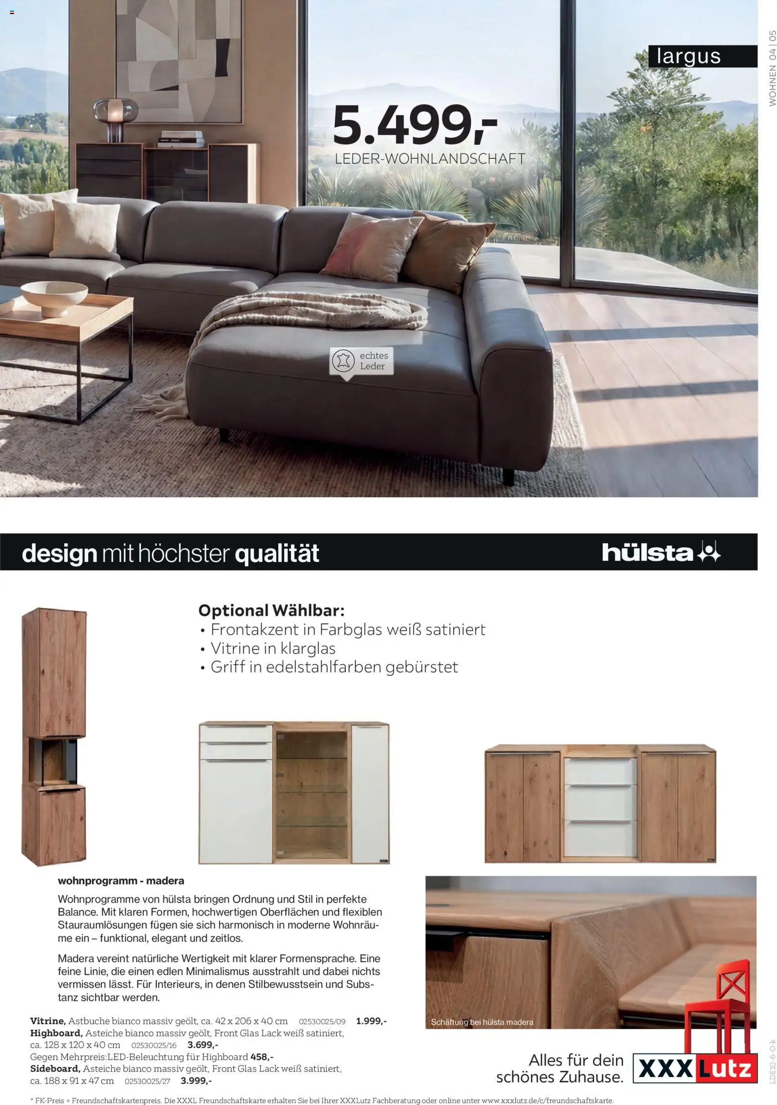 XXXLutz Hülsta Spezial – gültig ab 17.10.2026 | Seite: 5 | Produkte: Wohnlandschaft, Sessel
