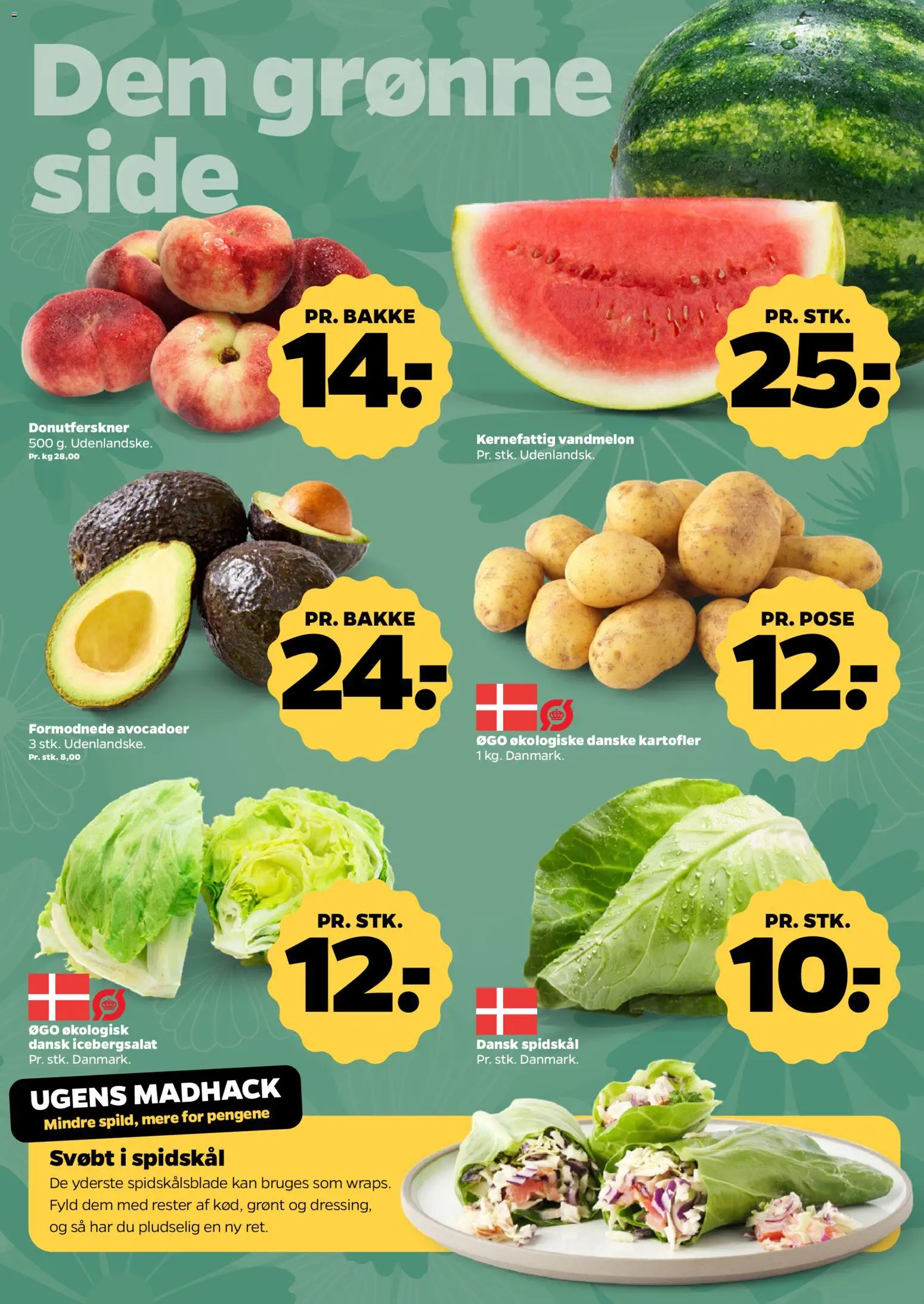 Netto tilbudsavis – gyldig fra 01/08/2026 | Side: 4 | Produkter: Kartofler, Vandmelon, Søm, Icebergsalat