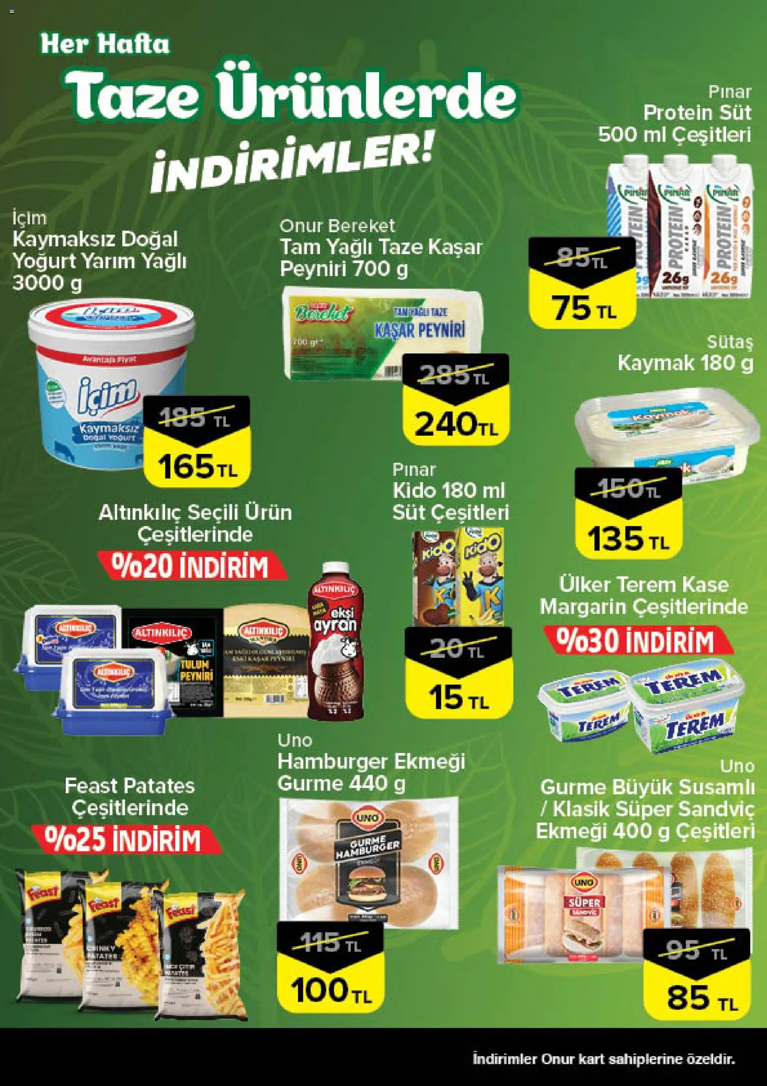 Onur Market - Taze Ürünlerde İndirimler - İstanbul & Trakya - 14.05.2026 tarihinden itibaren geçerlidir | Sayfa: 3